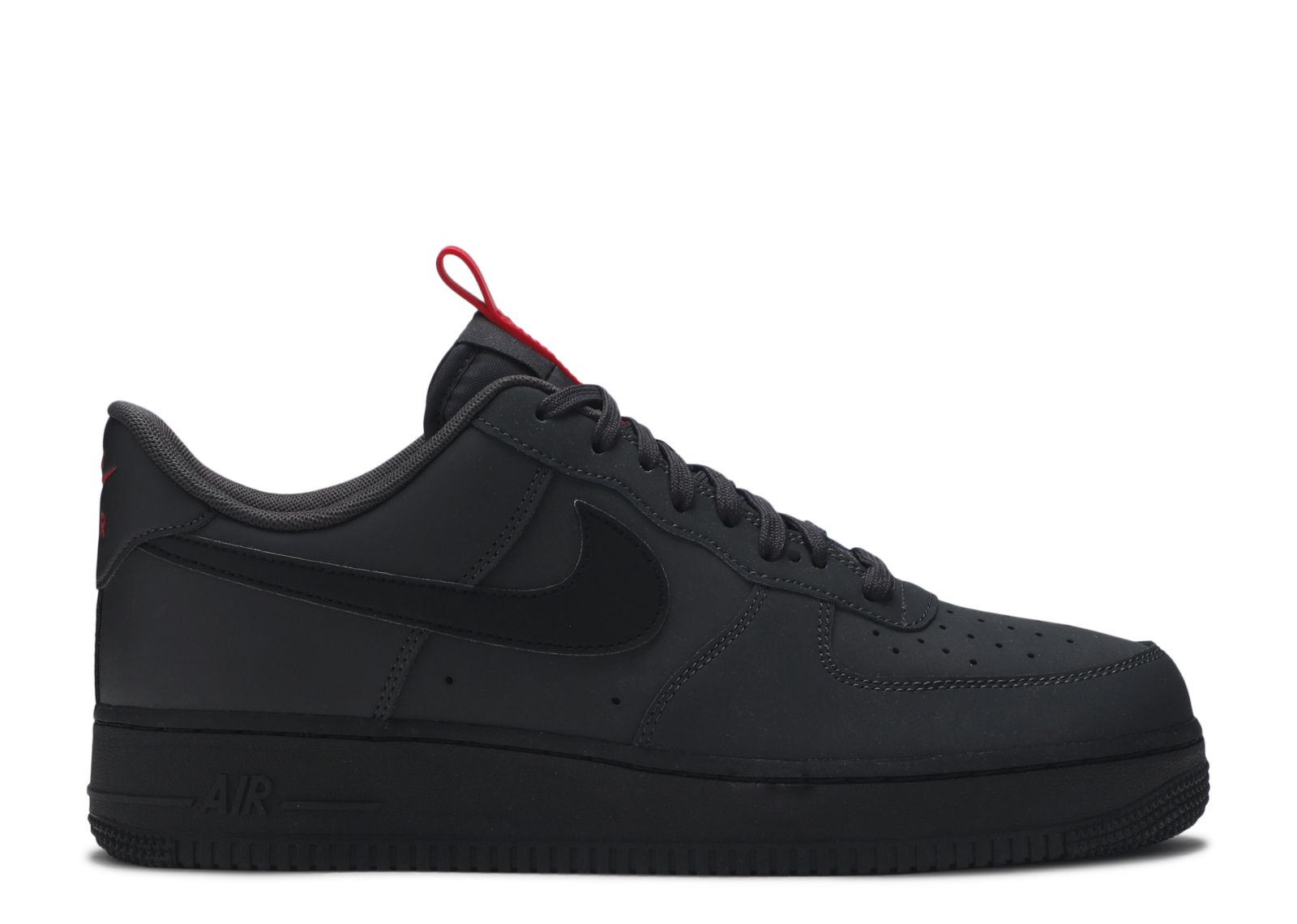 nike air force 1 low anthracite red