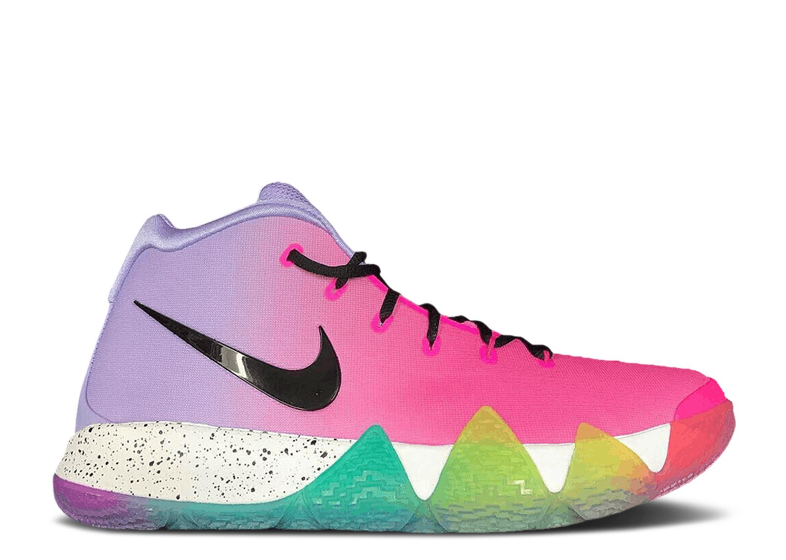 Kyrie 4 'Be True' Sample Nike MNBSKT 590 847220 purple pulse/black/pink blast Flight Club
