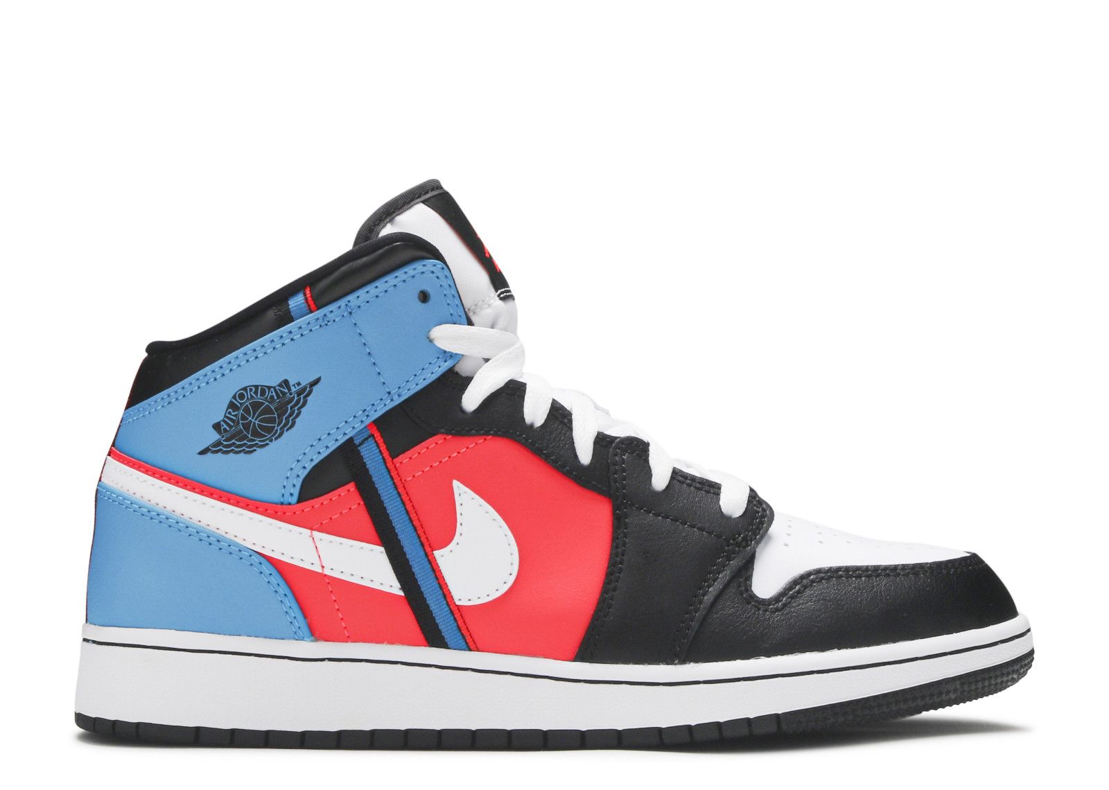 Air Jordan 1 Mid GS 'Game Time' - Air Jordan - CV4891 001 - black/white/blue orbit | Flight Club