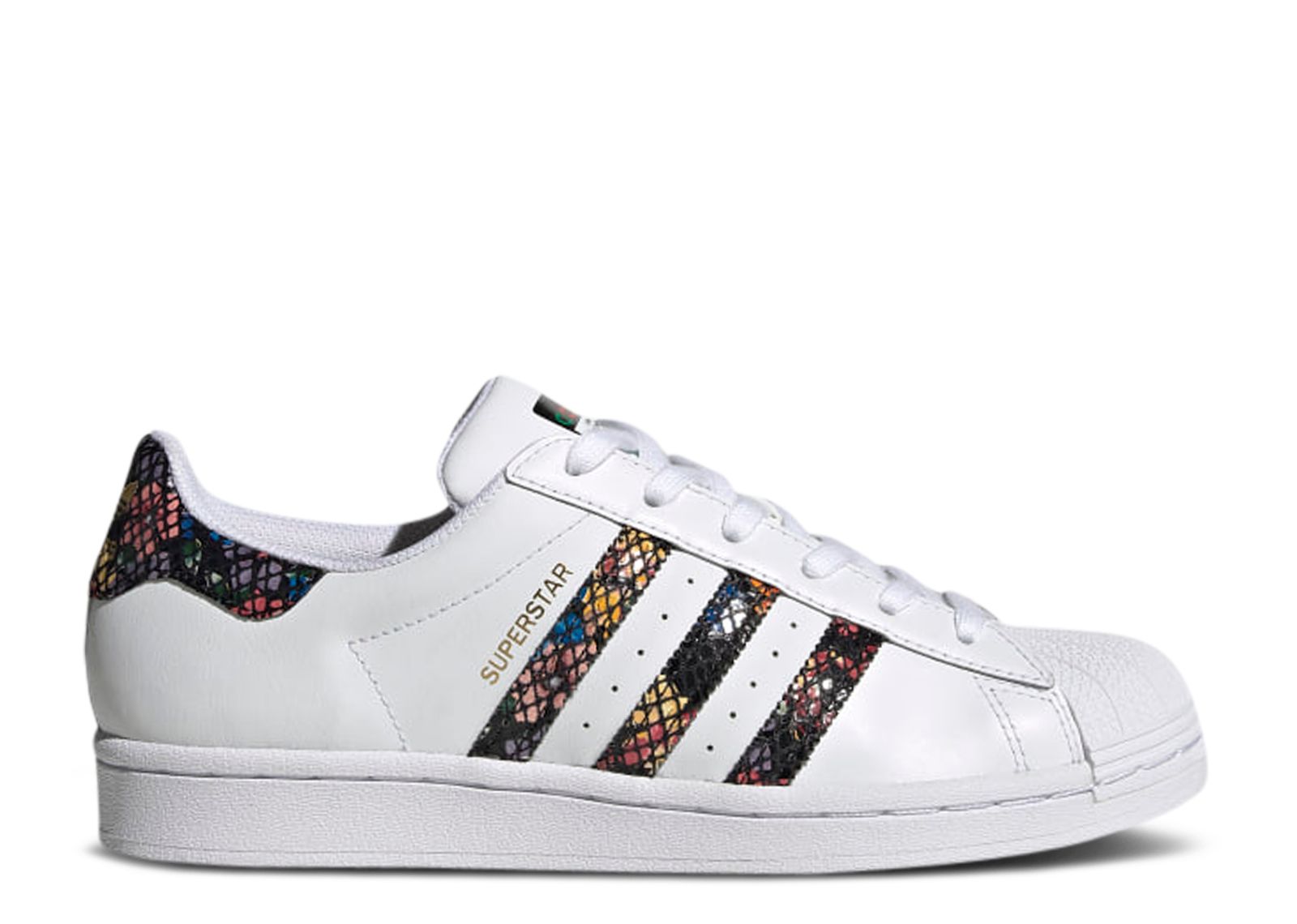 Wmns Superstar 'Floral Twist Stripes' - Adidas - FW3692 - cloud white ...