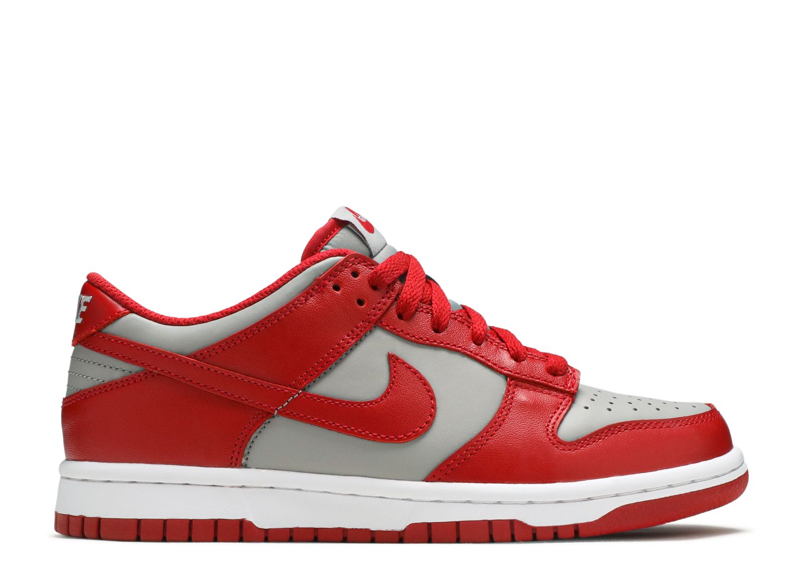 Dunk Low GS 'UNLV' - Nike - CW1590 002 - medium grey/varsity red/white | Flight Club