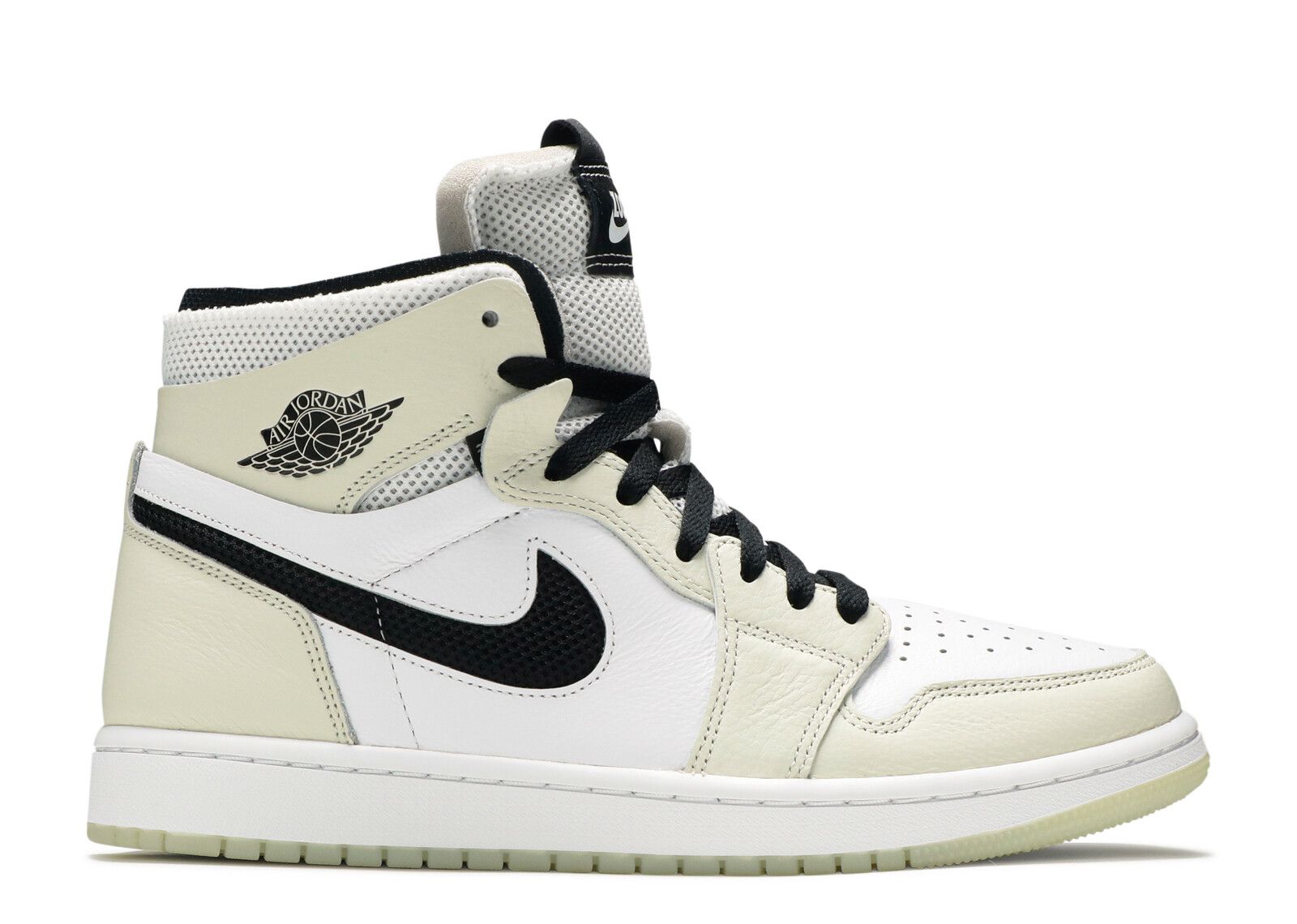 Wmns Air Jordan 1 High Zoom Comfort 'Light Bone' - Air Jordan - CT0979 002 - sea glass/black 