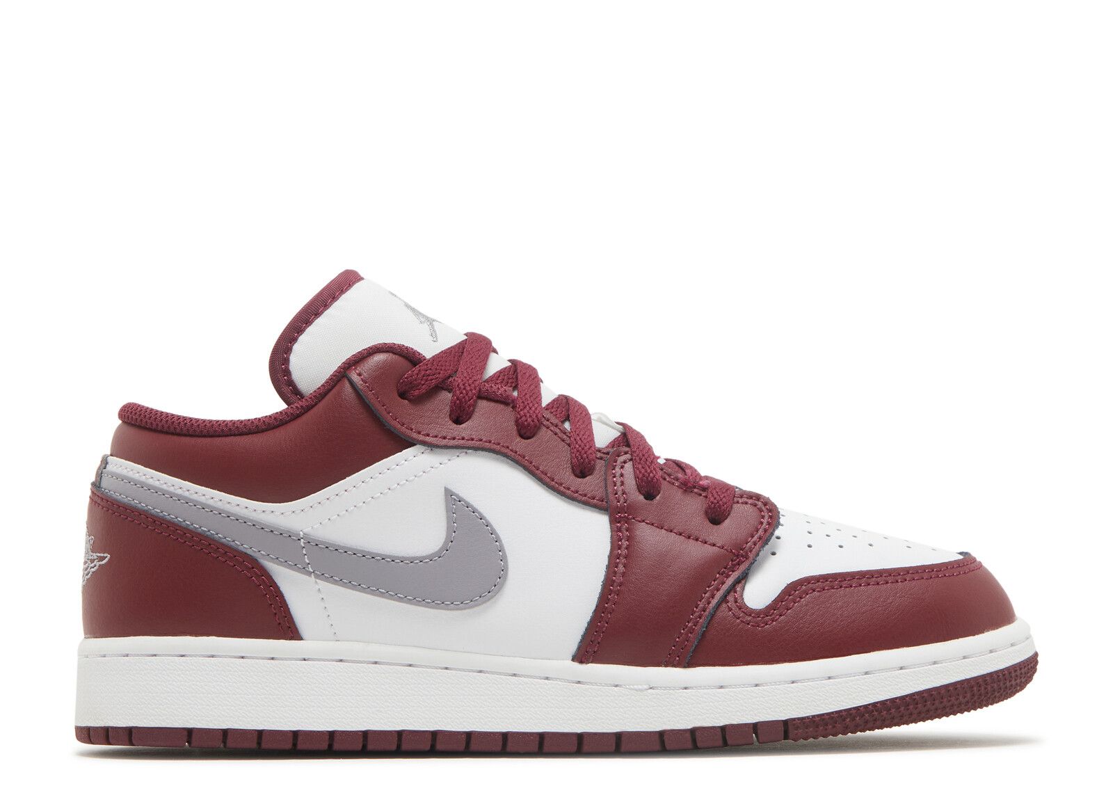 Air Jordan 1 Low GS 'Cherrywood Red' - Air Jordan - 553560 615 - cherrywood red/white/cement 