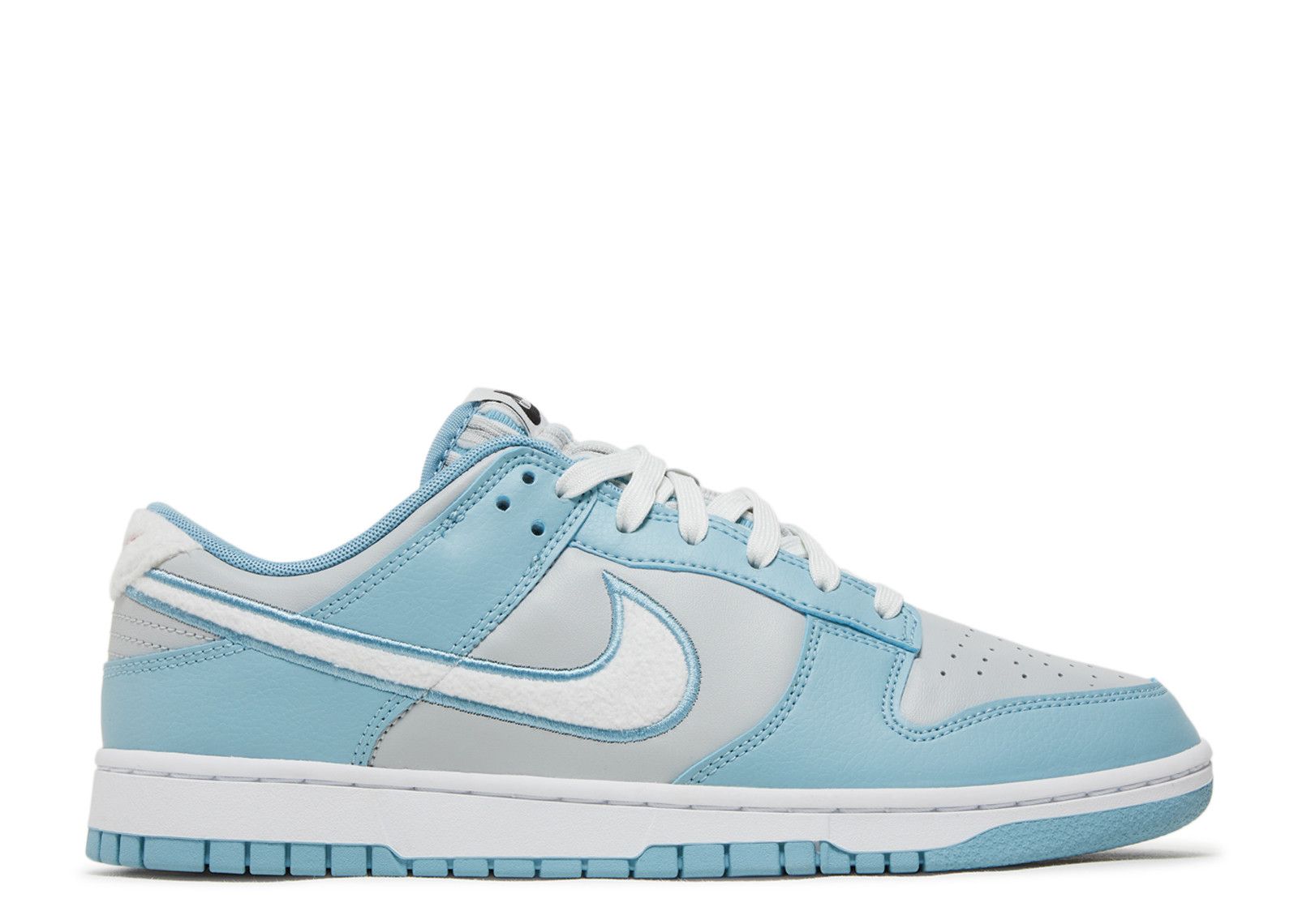 Dunk Low 'Fleece Swoosh Light Blue' - Nike - FB1871 011 | Flight Club