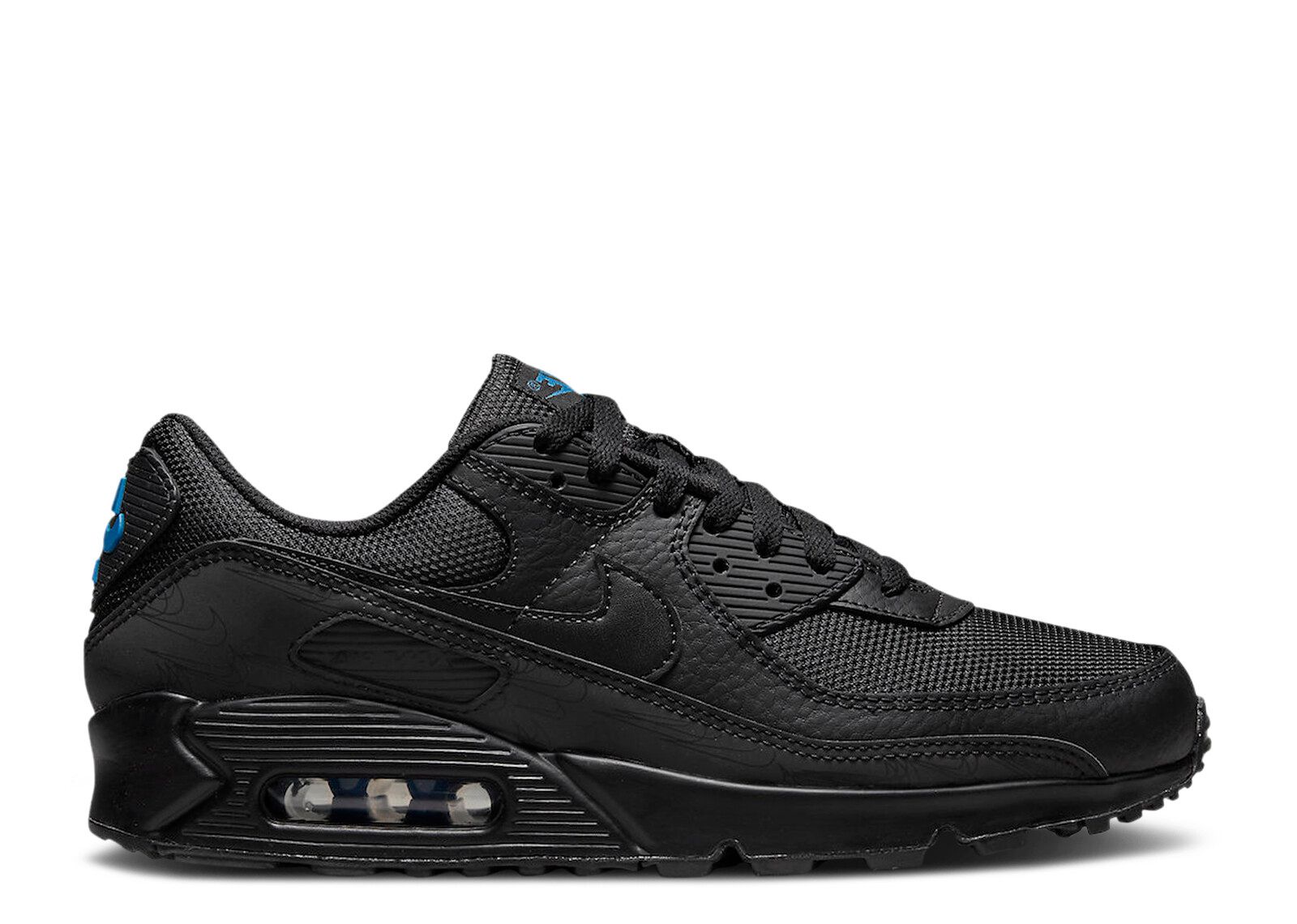 Air Max 90 'Black Reflective' - Nike - DZ4504 001 - black/dark marina ...