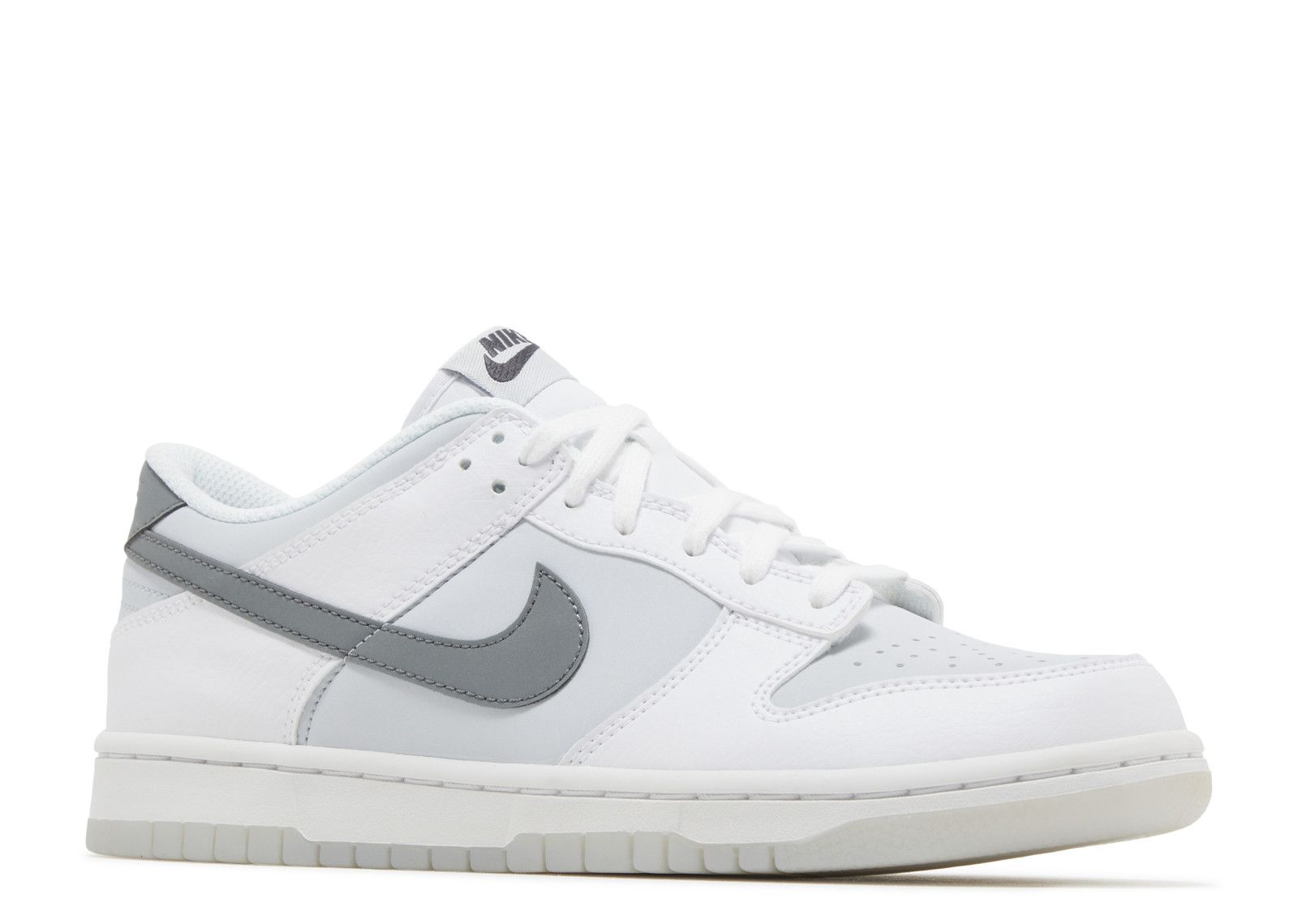 Dunk Low GS 'Reflective Swoosh' - Nike - FV0365 100 - white/football ...