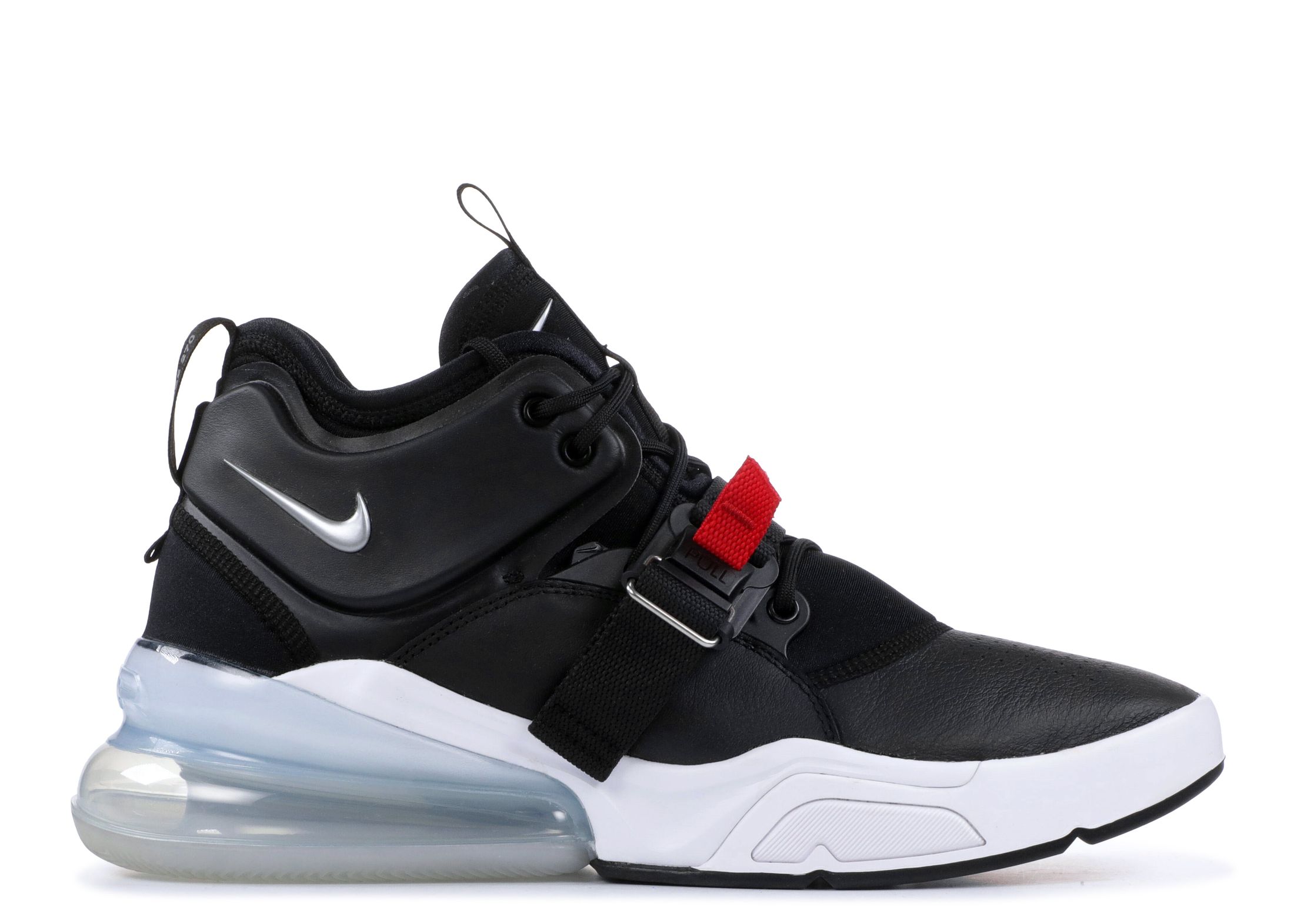 Air Force 270 'Black White' - Nike - AH6772 001 - black/white-hyper crimson | Flight Club