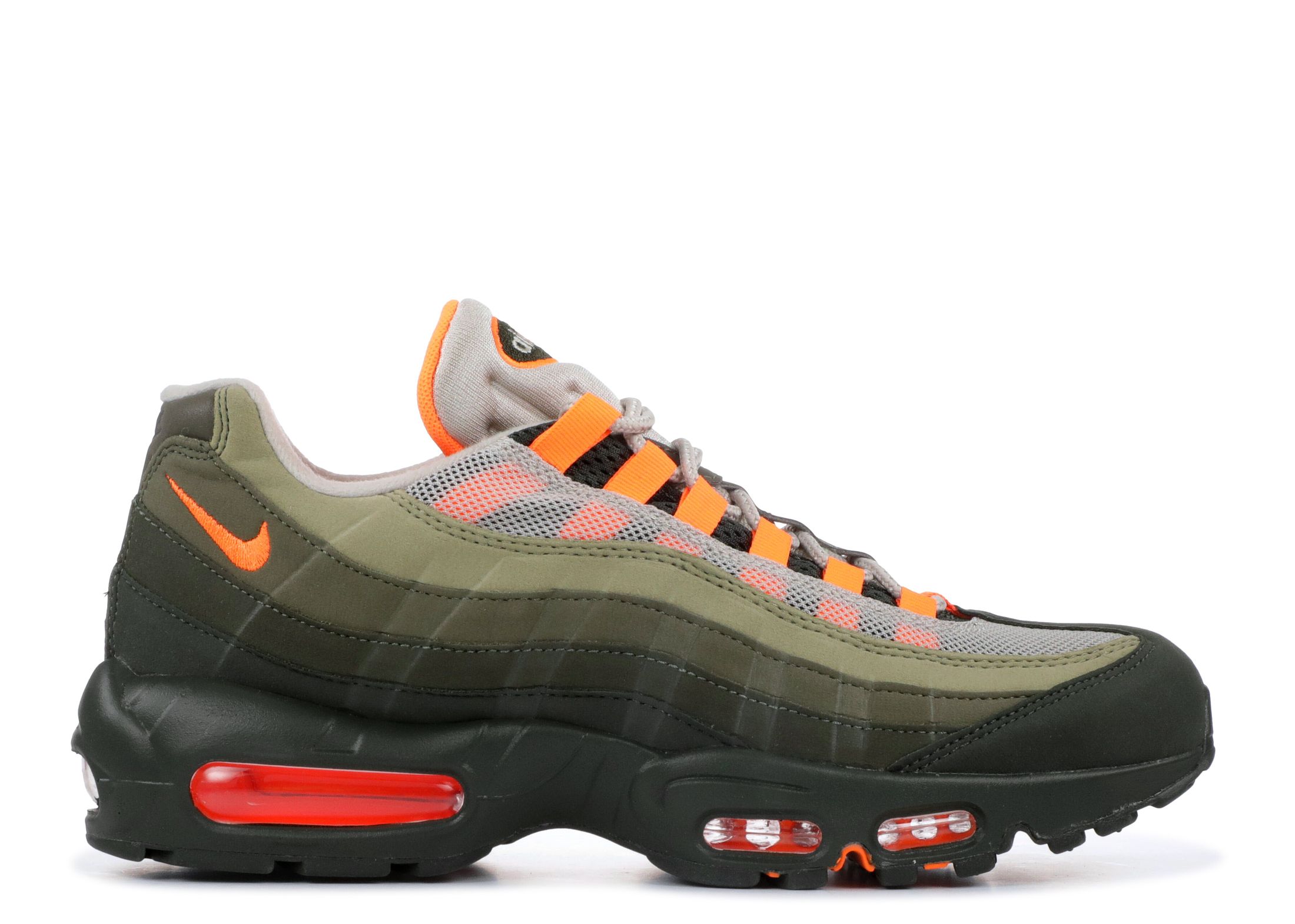 Air Max 95 'Neutral Olive' - Nike - AT2865 200 - string/total orange ...