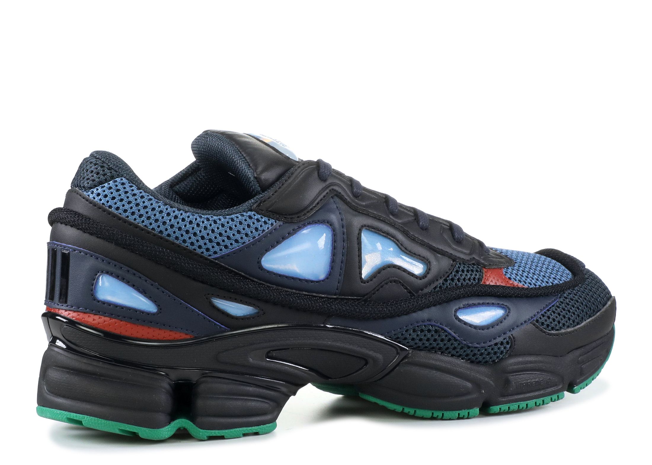 Fashion'S Mall Midnight Marine & Rot & GrÃ¼n Raf Simons X Adidas Consortium Ozweego 2 By9866 