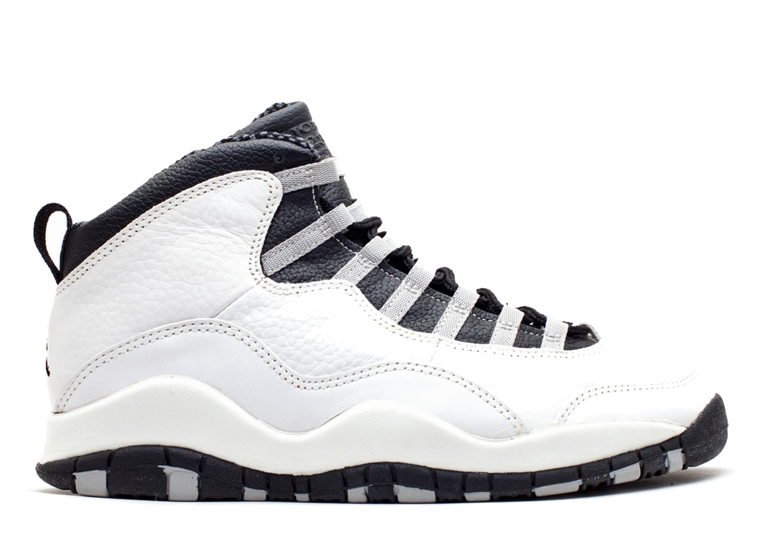 air jordan 10 grey black white