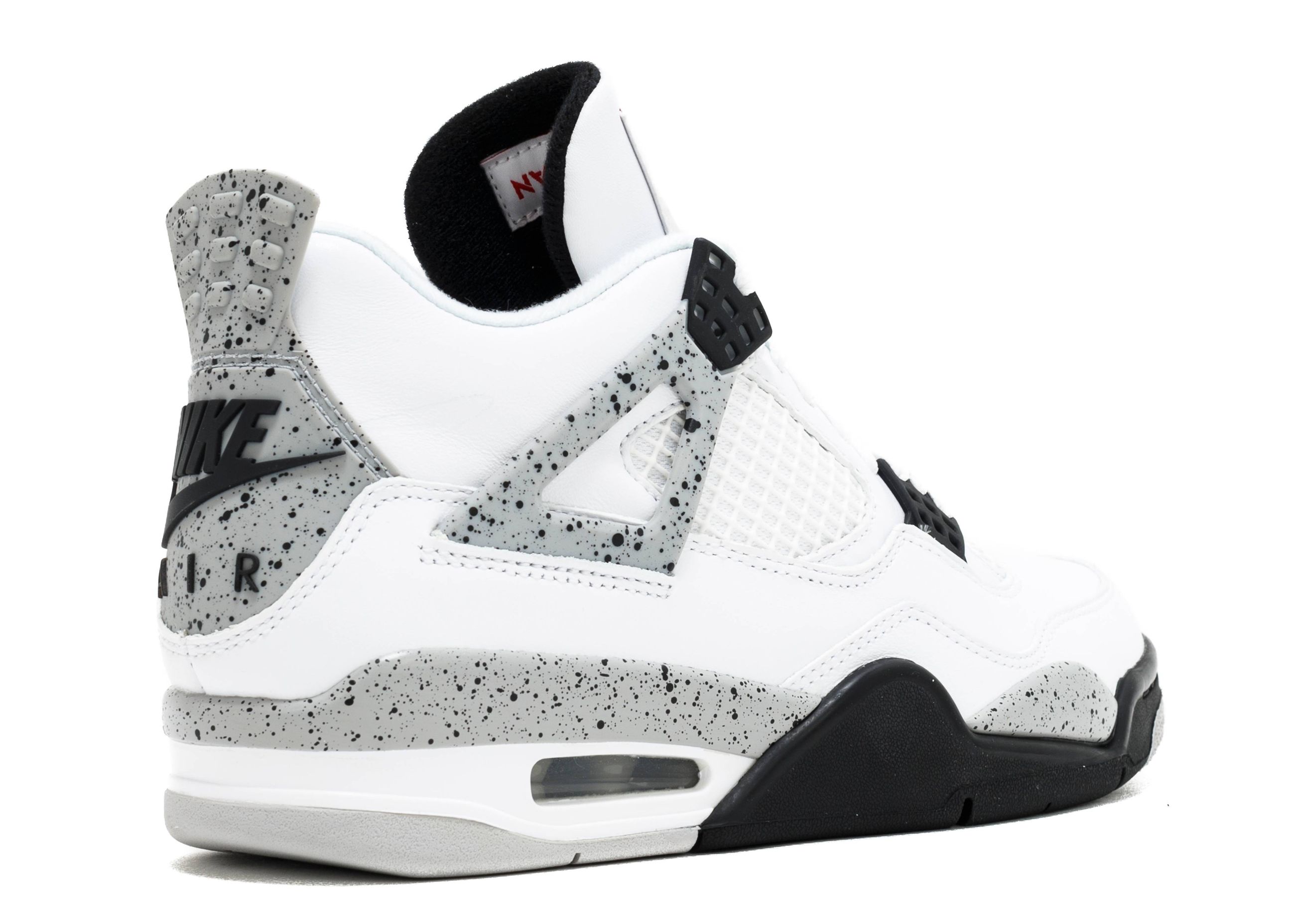 retro 4 jordans white and grey