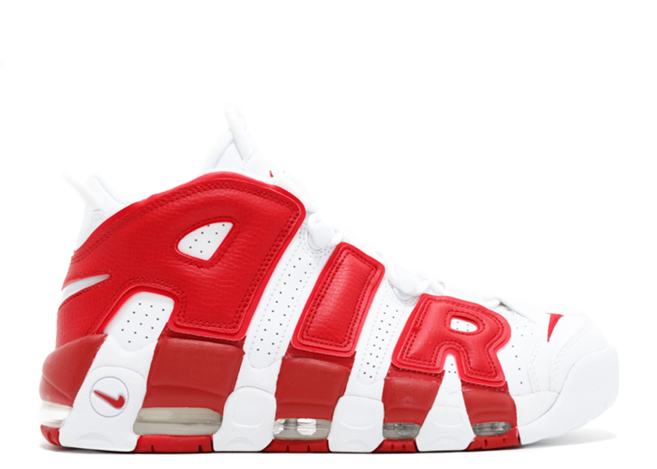 Nike Air More Uptempo Gs White Gym Red 415082-100 - Sepjoy