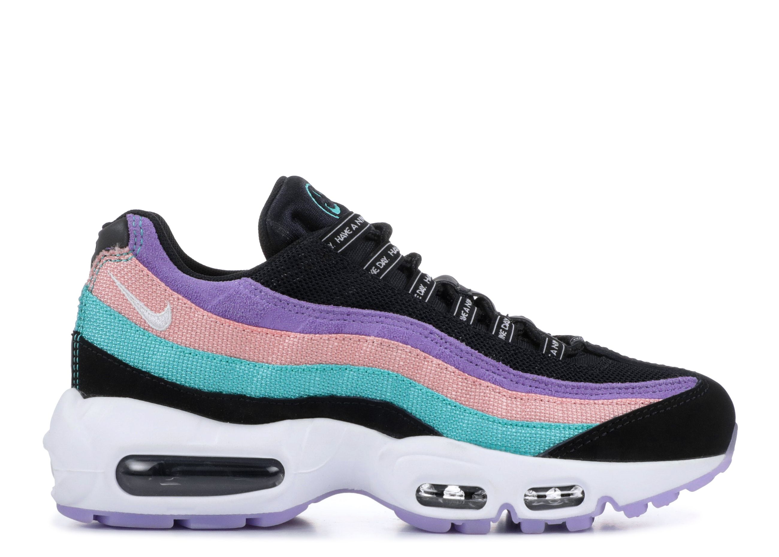 air max 95 black court purple teal nebula