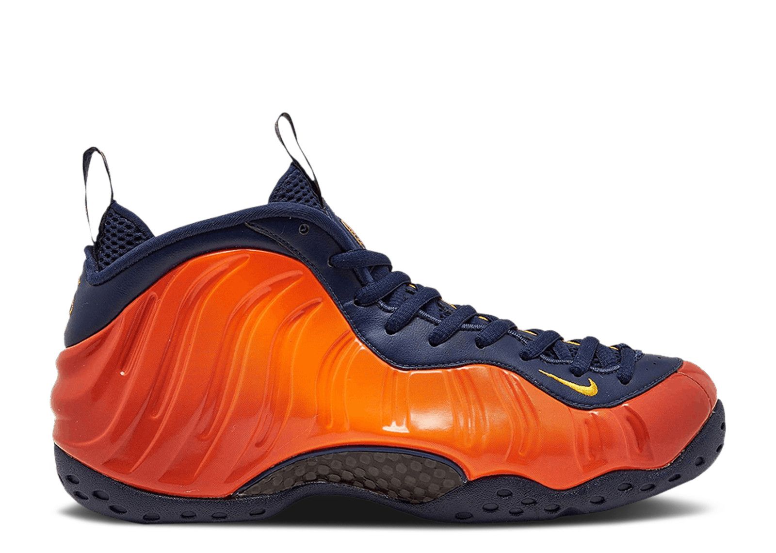 orange and blue nike foamposites