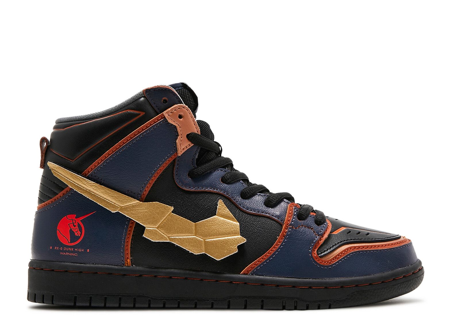 Gundam X Dunk High SB 'Project Unicorn Banshee Norn' - Nike - DH7717 400 - thunder blue/metallic 