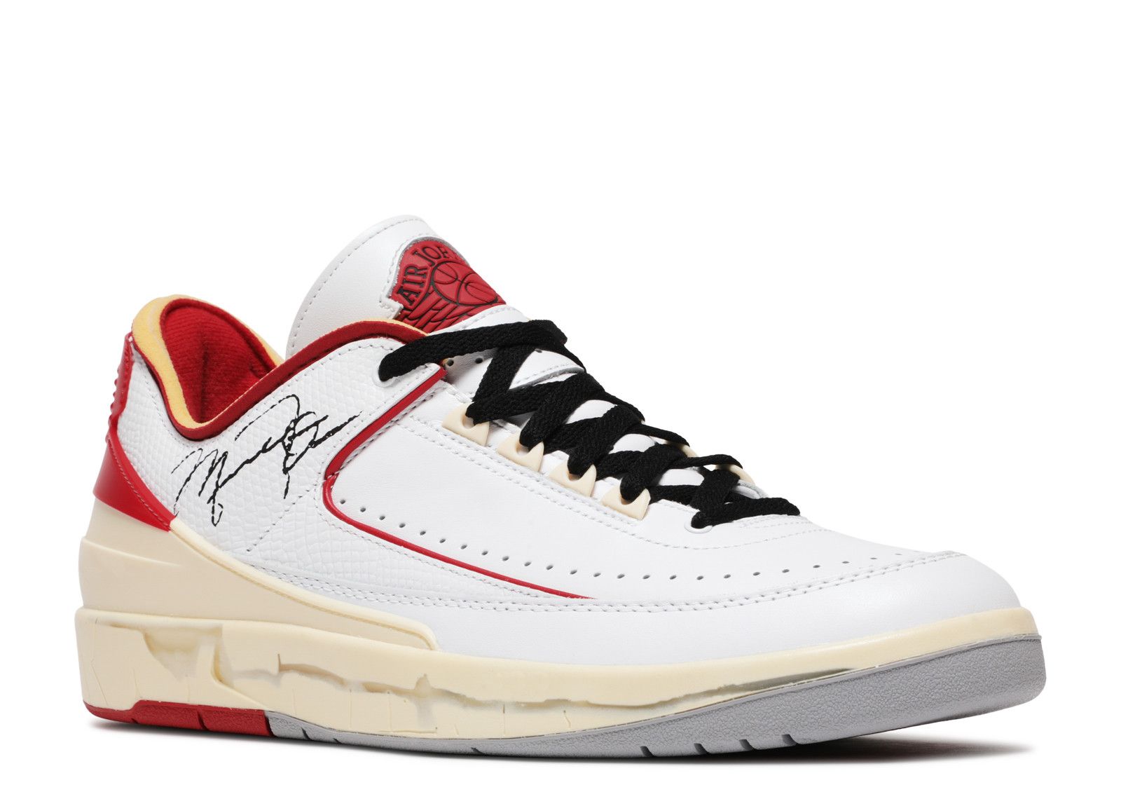 Off White X Air Jordan 2 Retro Low SP 'White Varsity Red' - Air Jordan ...