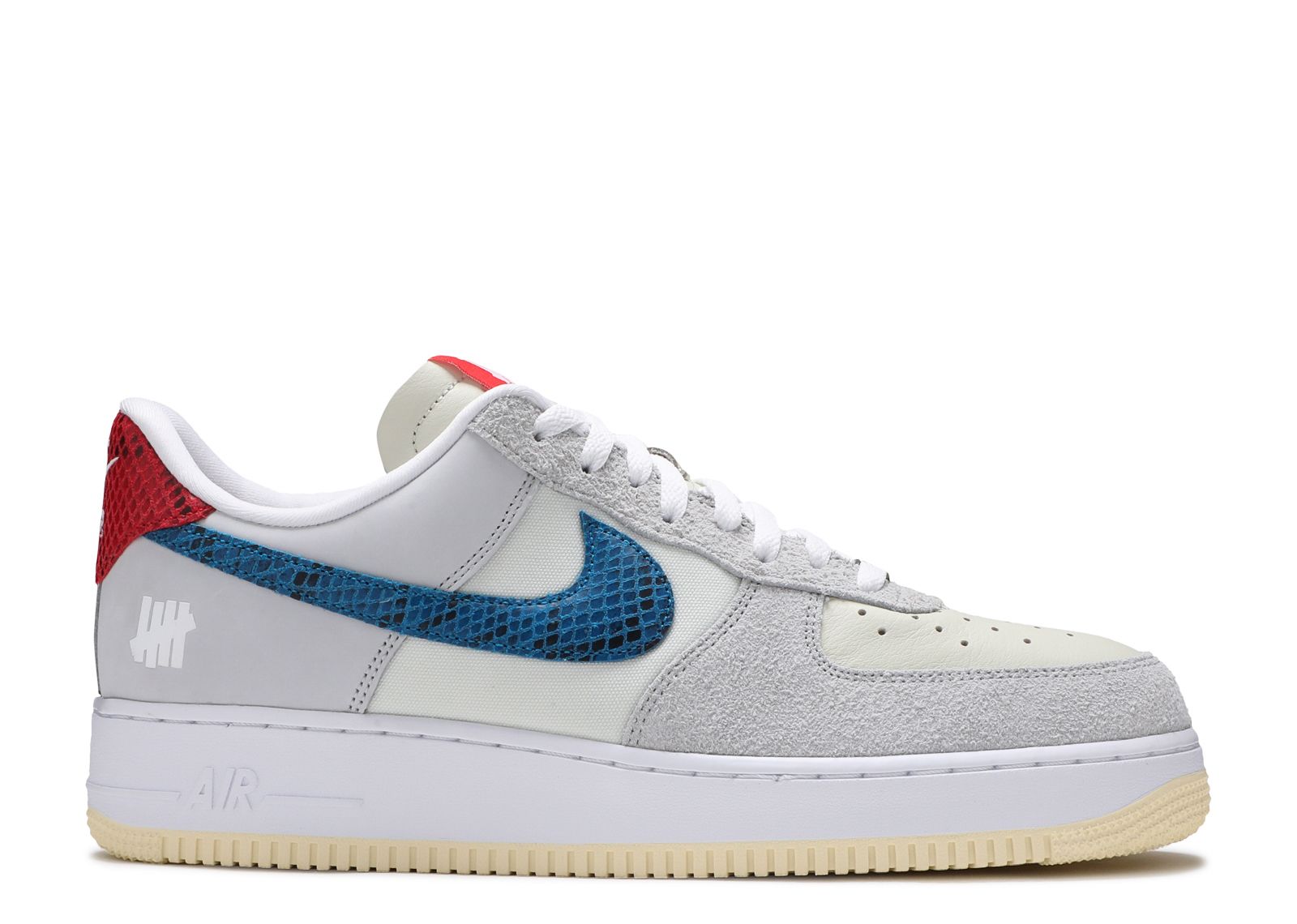 Undefeated X Air Force 1 Low '5 On It' Nike DM8461 001 grey fog
