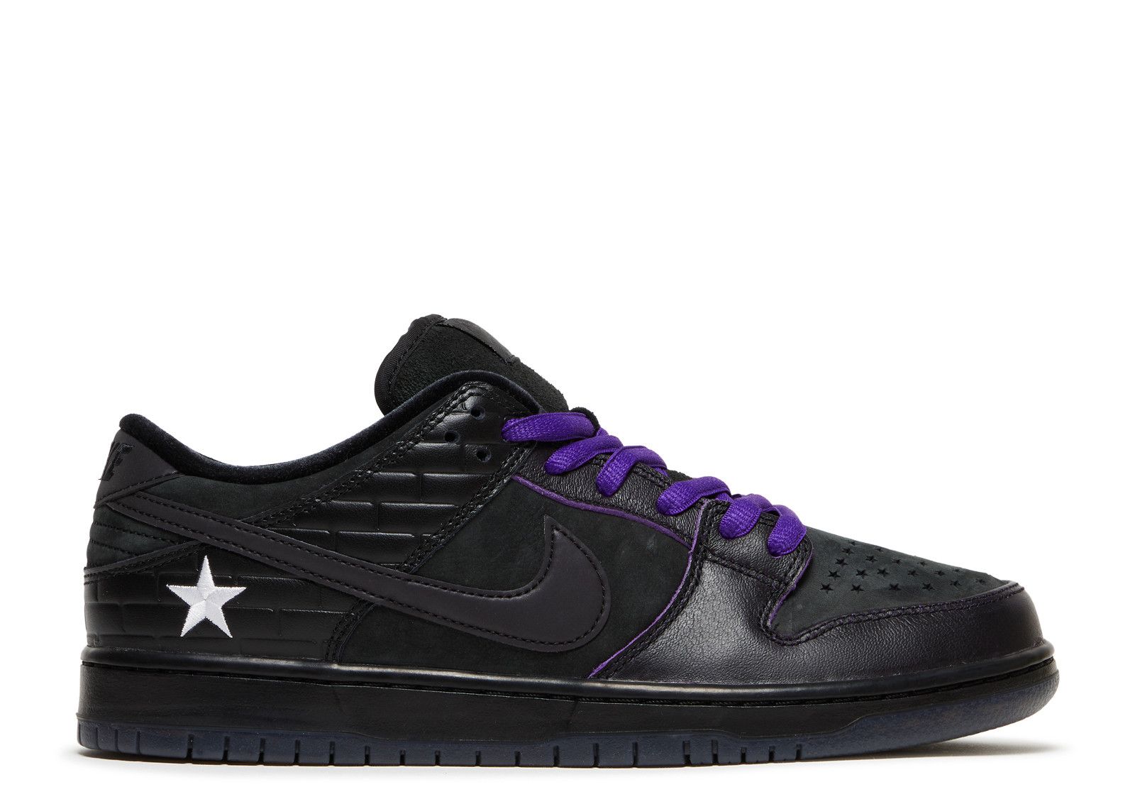 Familia X Dunk Low Pro QS SB 'First Avenue' - Nike - DJ1159 001 - black/voltage purple/white 