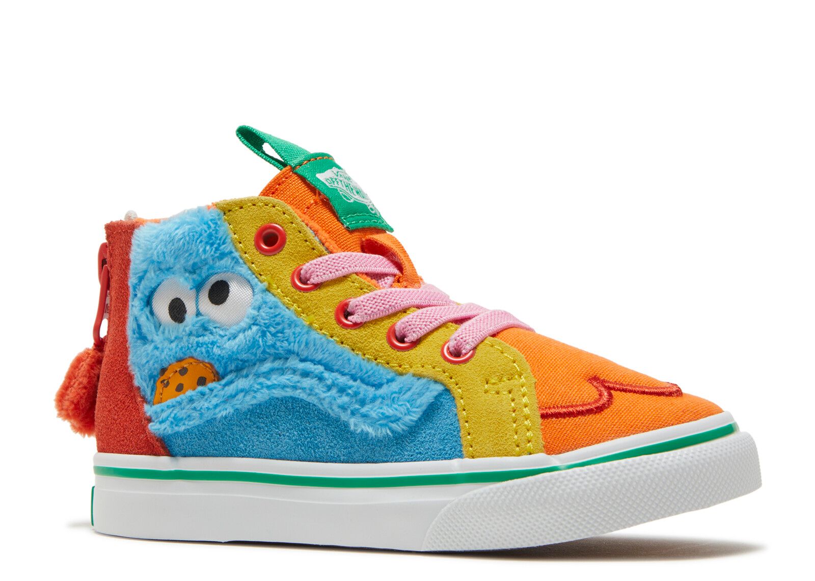 Sesame Street X Sk8 Hi Zip Toddler 'Cookie Monster' - Vans ...