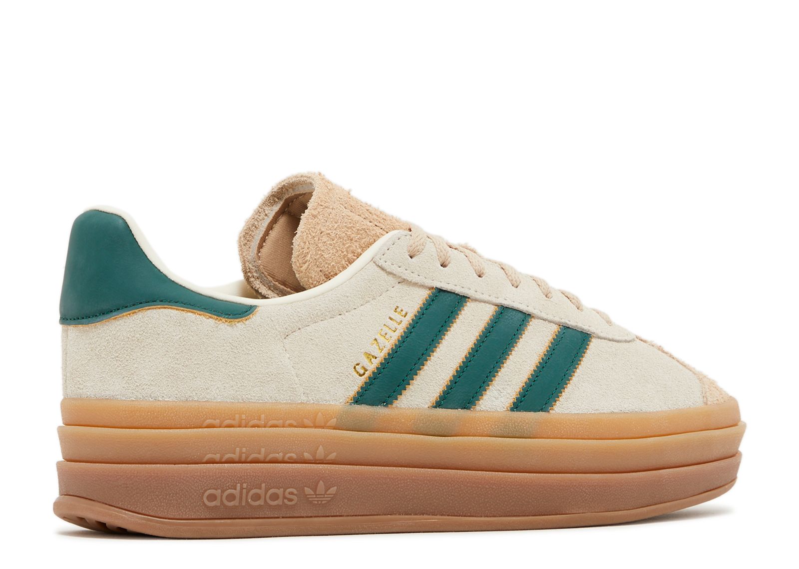 Wmns Gazelle Bold 'Cream Collegiate Green' - Adidas - ID7056 - cream ...