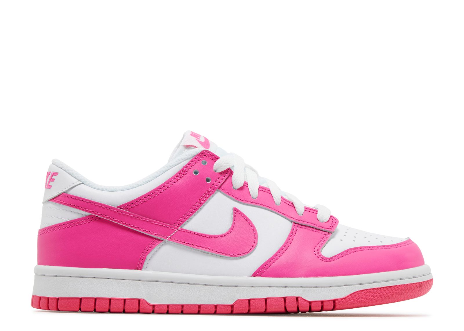 Dunk Low GS 'Laser Fuchsia' - Nike - FB9109 102 - white/laser fuchsia ...