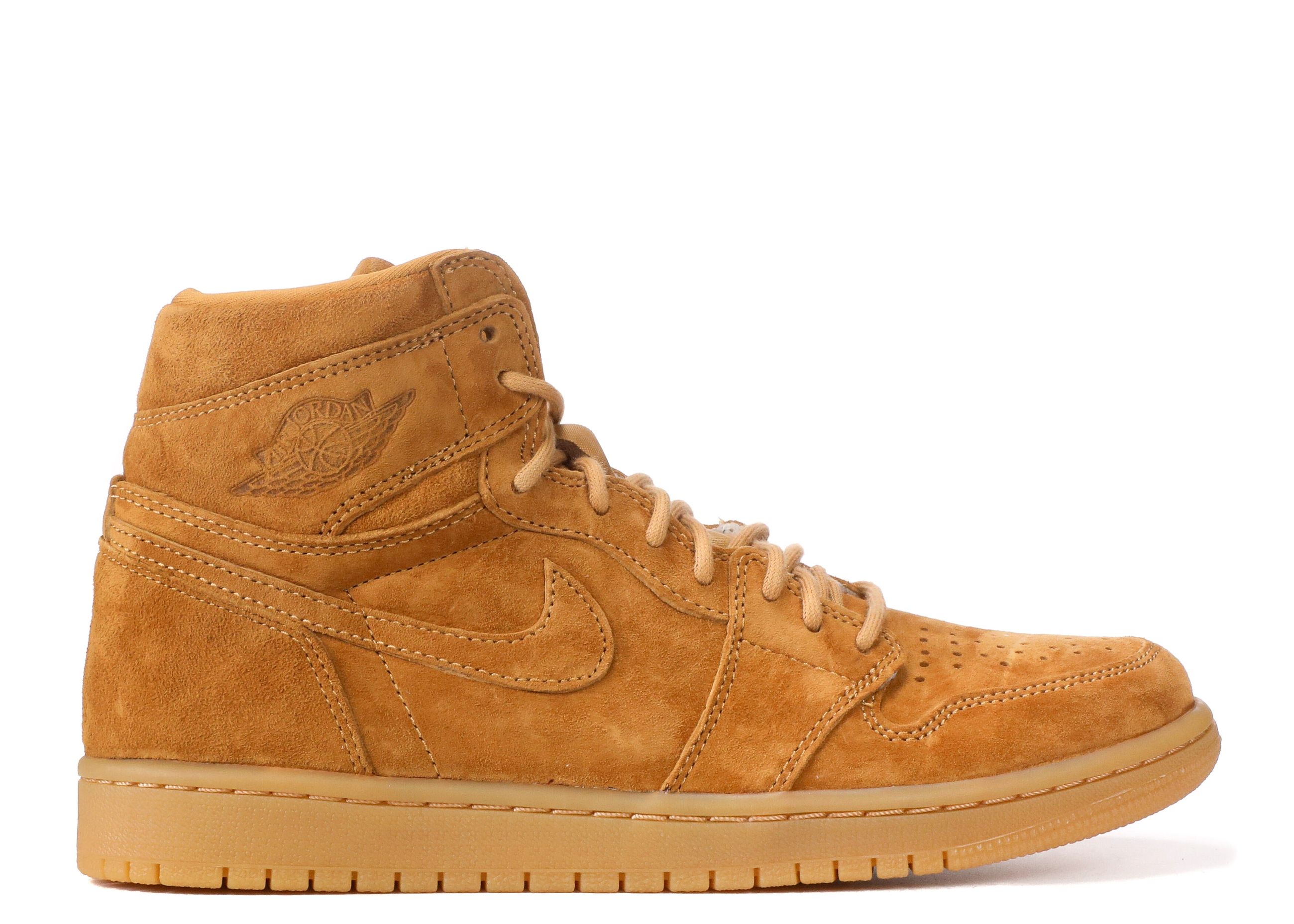 Air Jordan 1 Retro High OG 'Wheat' - Air Jordan - 555088 710 - golden harvest/golden harvest-gum 