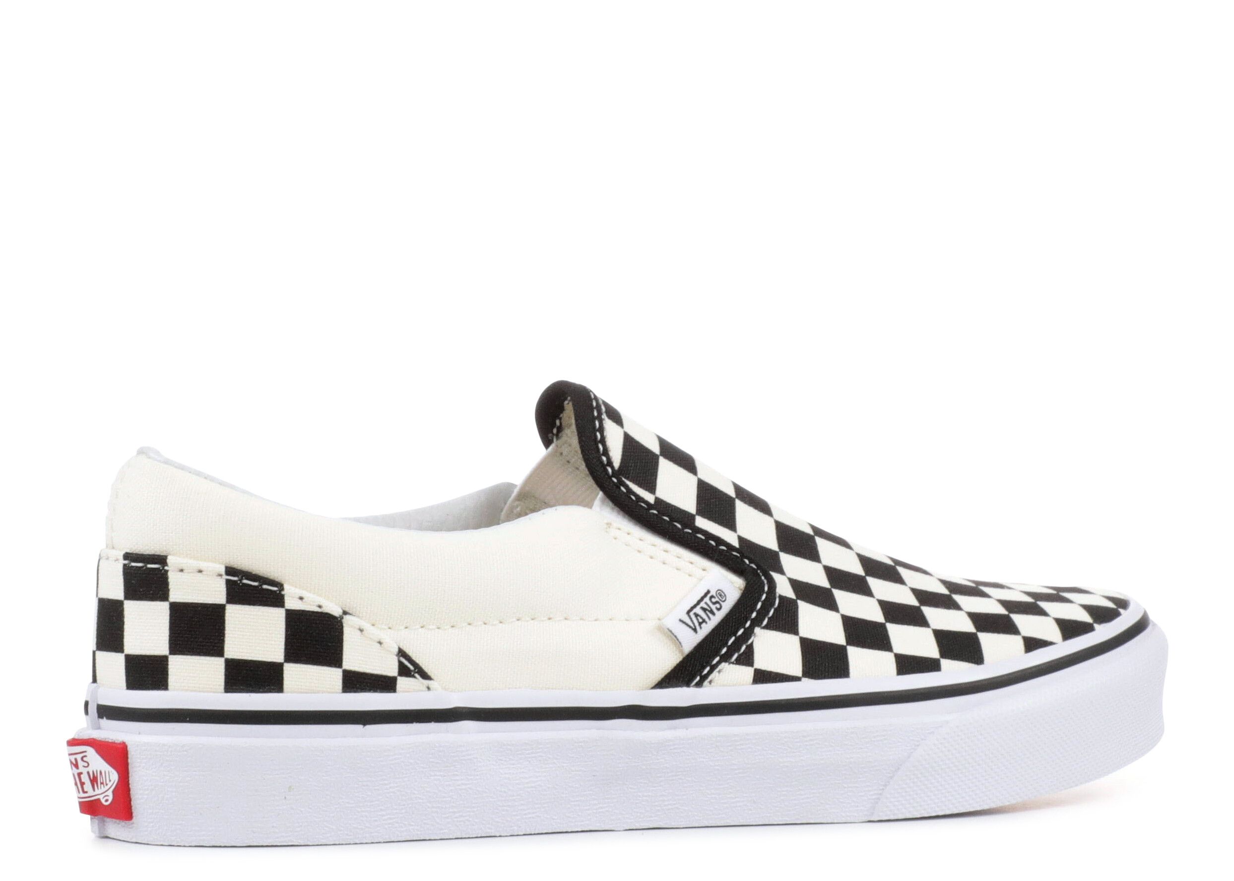 Slip On Kids 'Checkerboard' - Vans - VN000ZBUEO1 - black/white | Flight ...