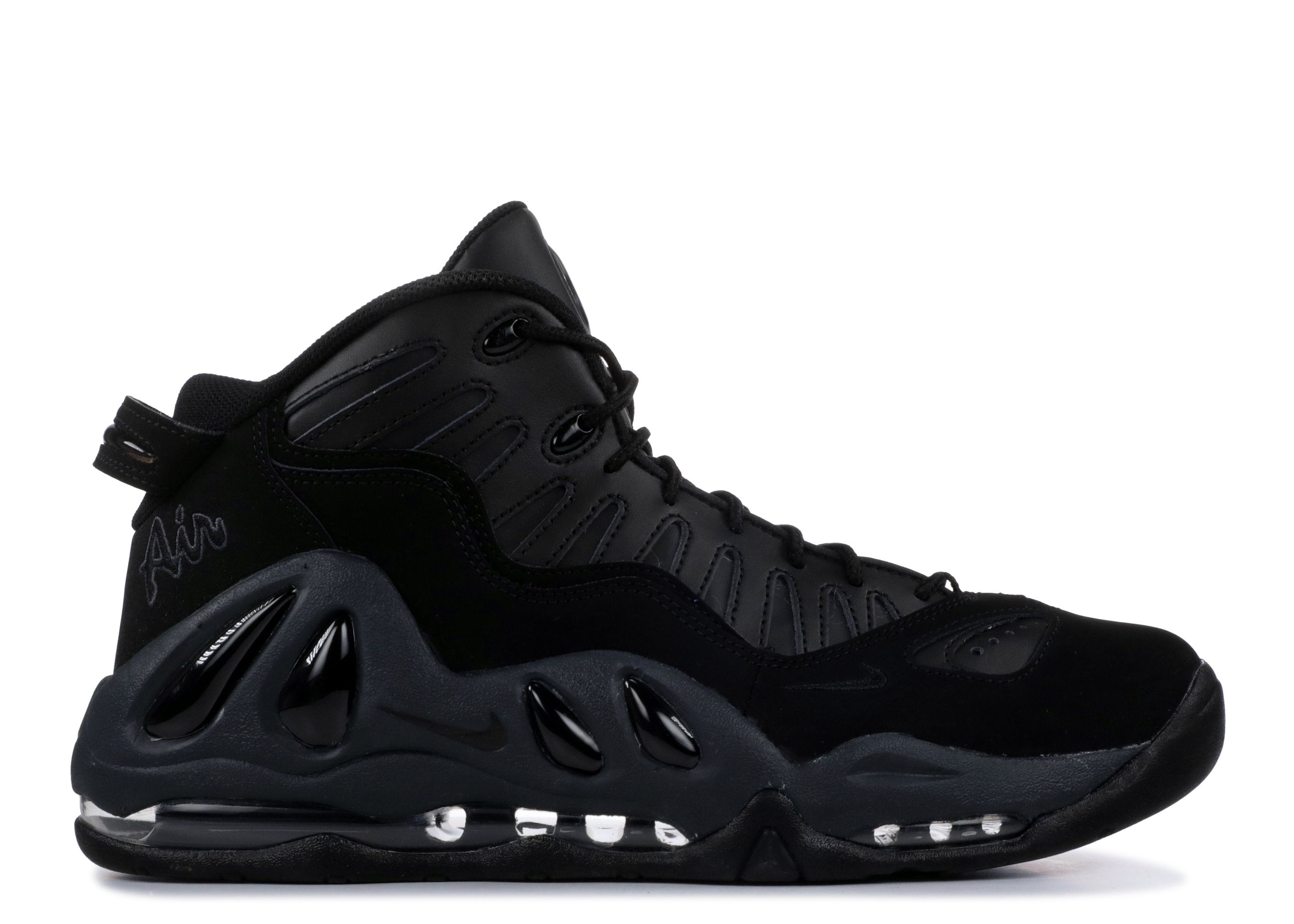 nike air max uptempo 97 black white