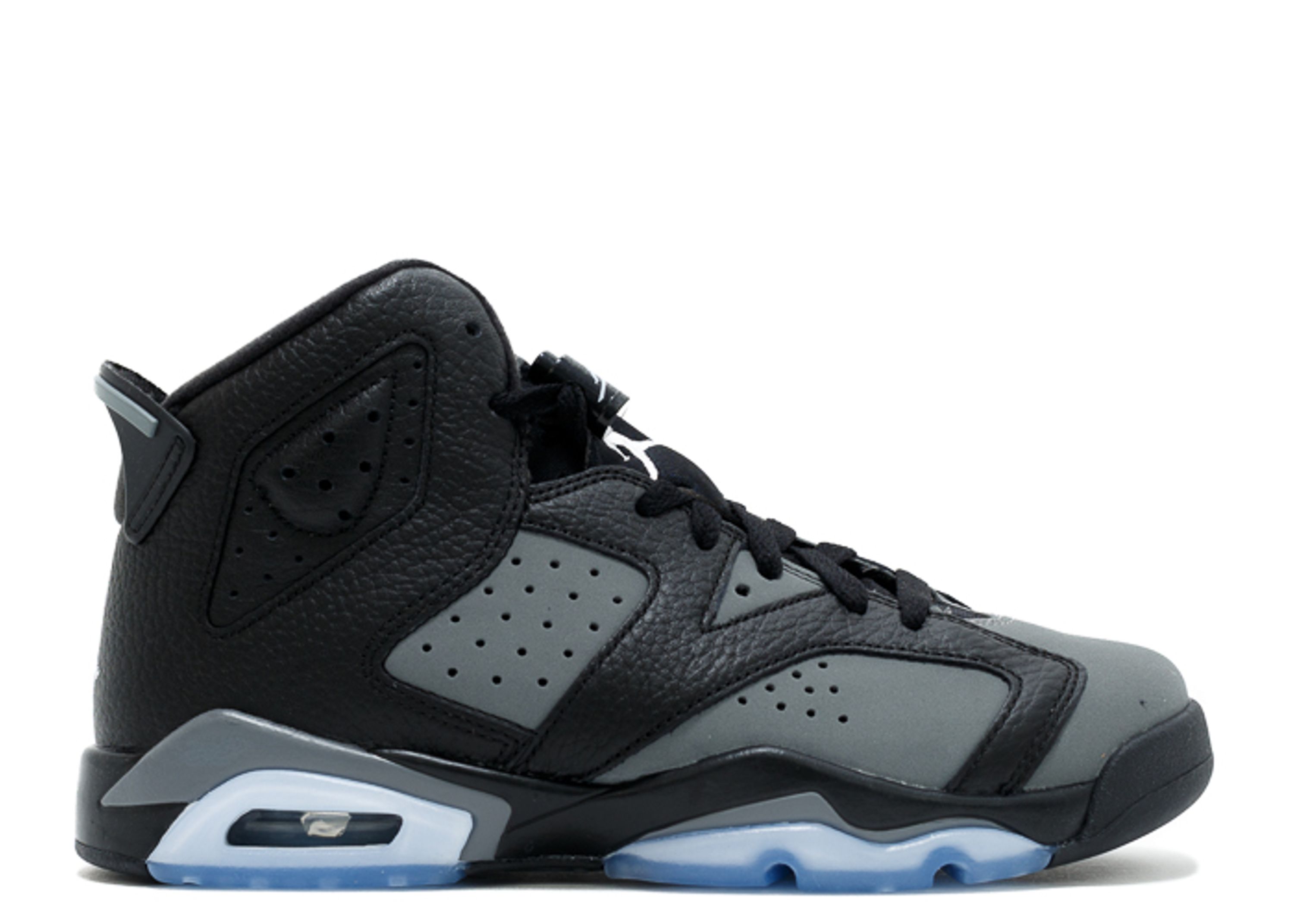 Air Jordan 6 Retro GS 'Black Cool Grey' - Air Jordan - 384665 010 ...