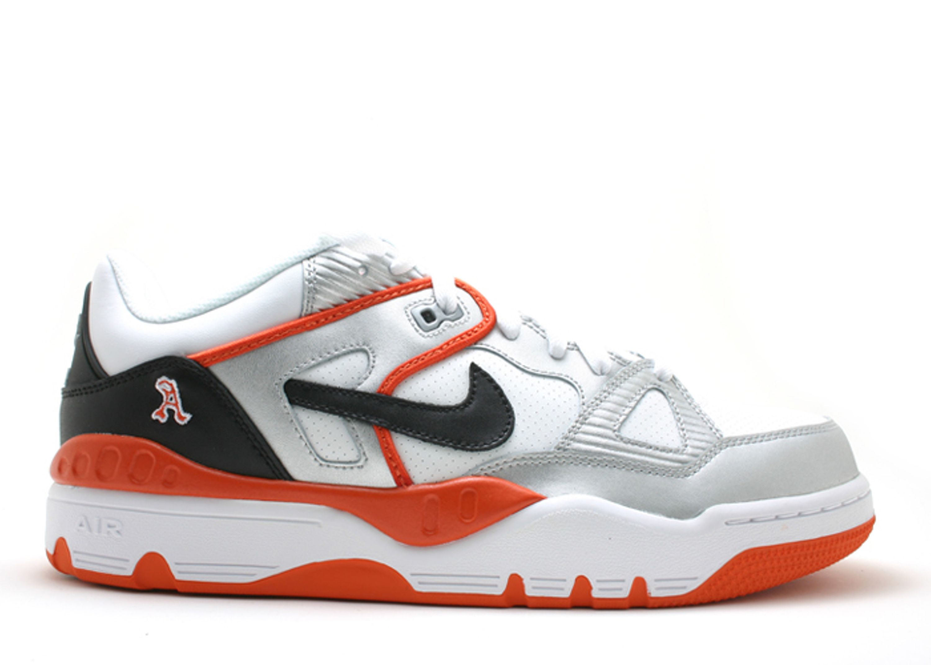 Air Force 3 Low - Nike - 313640 103 - white/black-deep orange-metallic ...