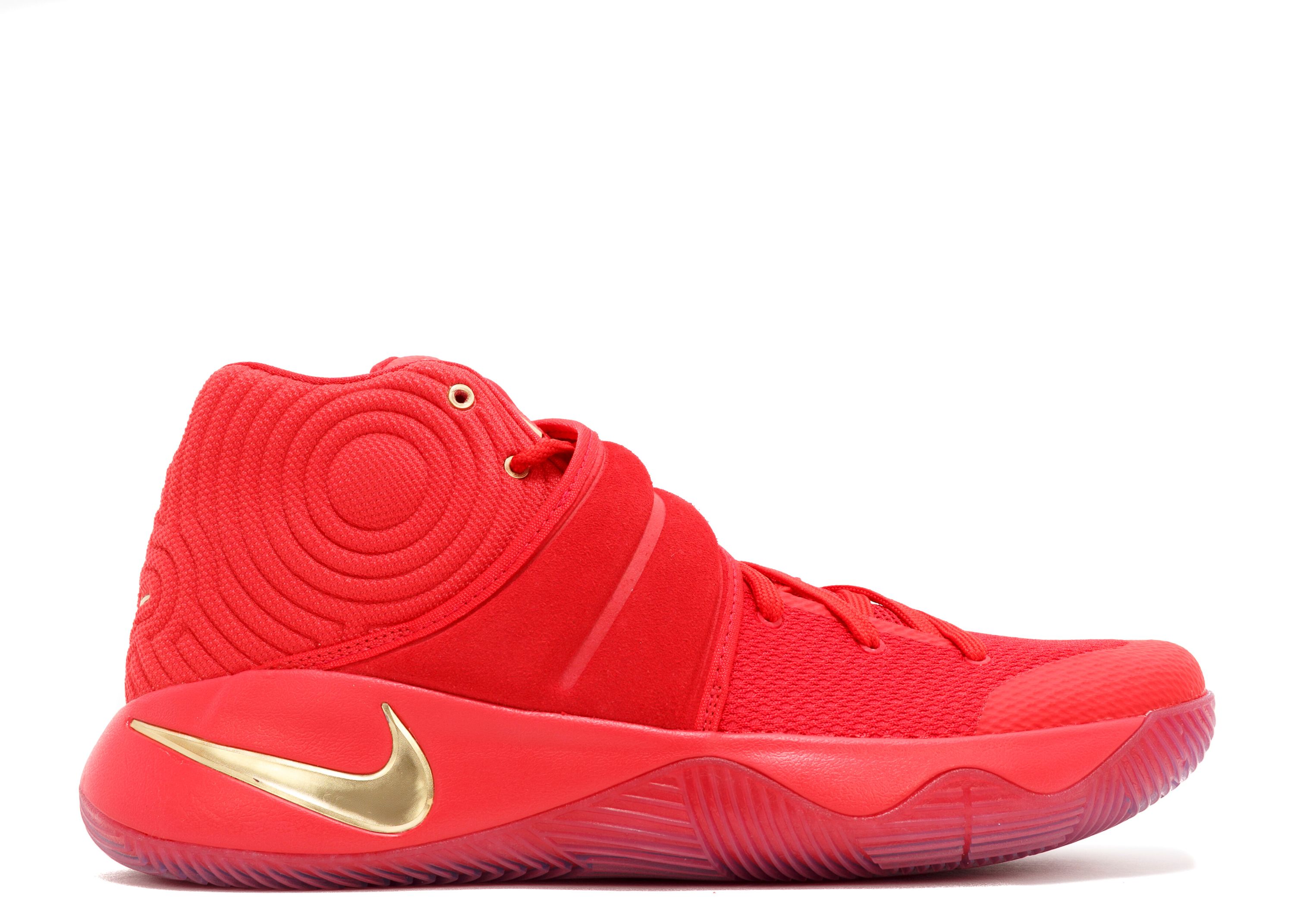 red nike with gold swoosh