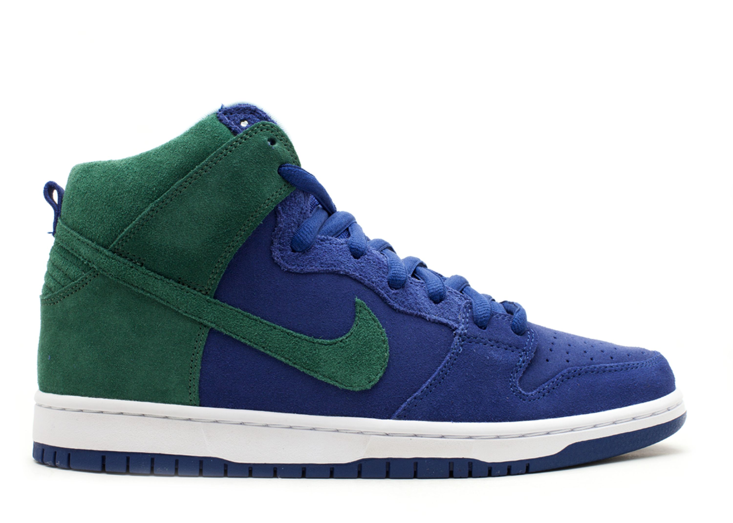 nike sb dunk high deep royal noble green