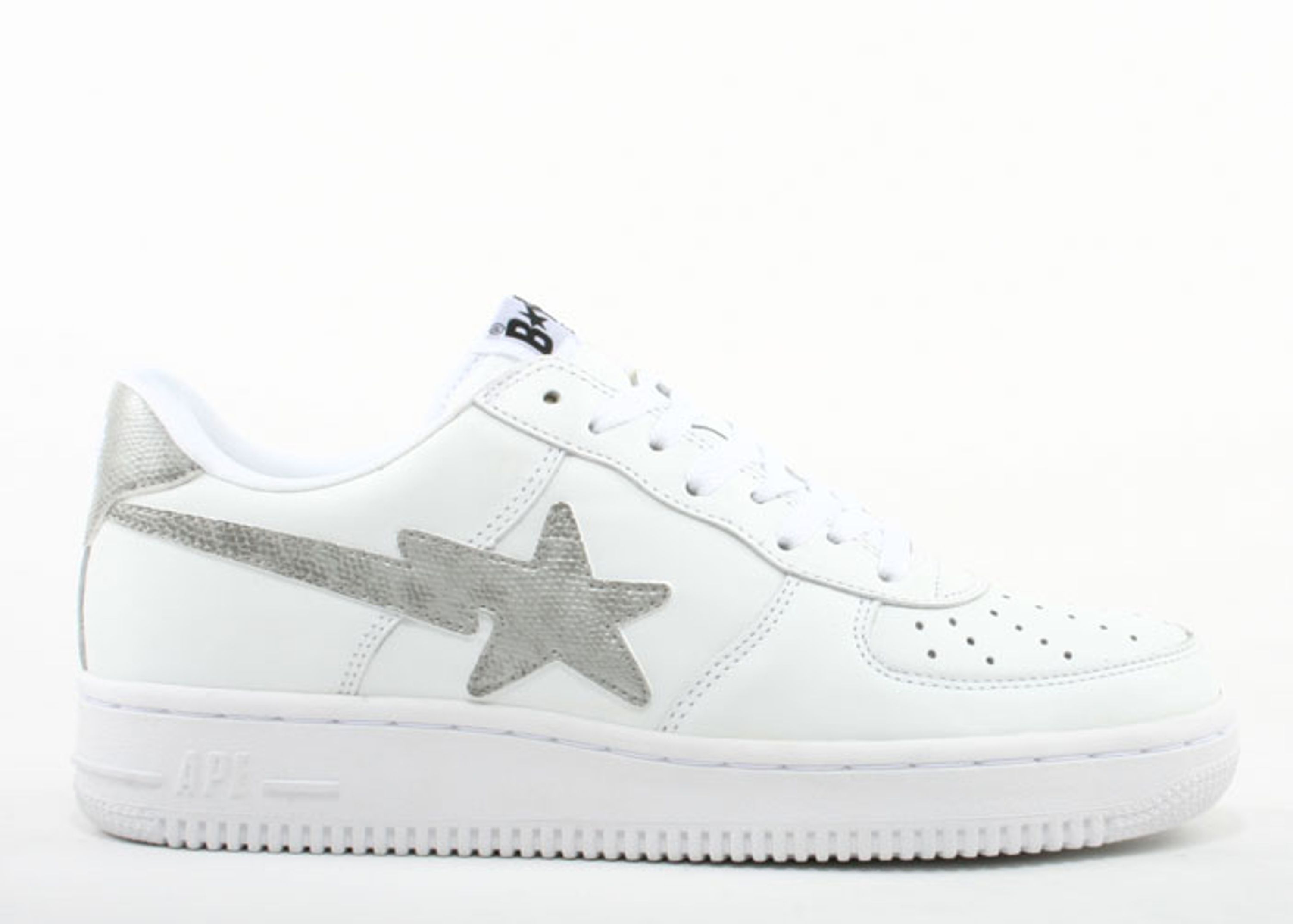 bapesta air force 1 white