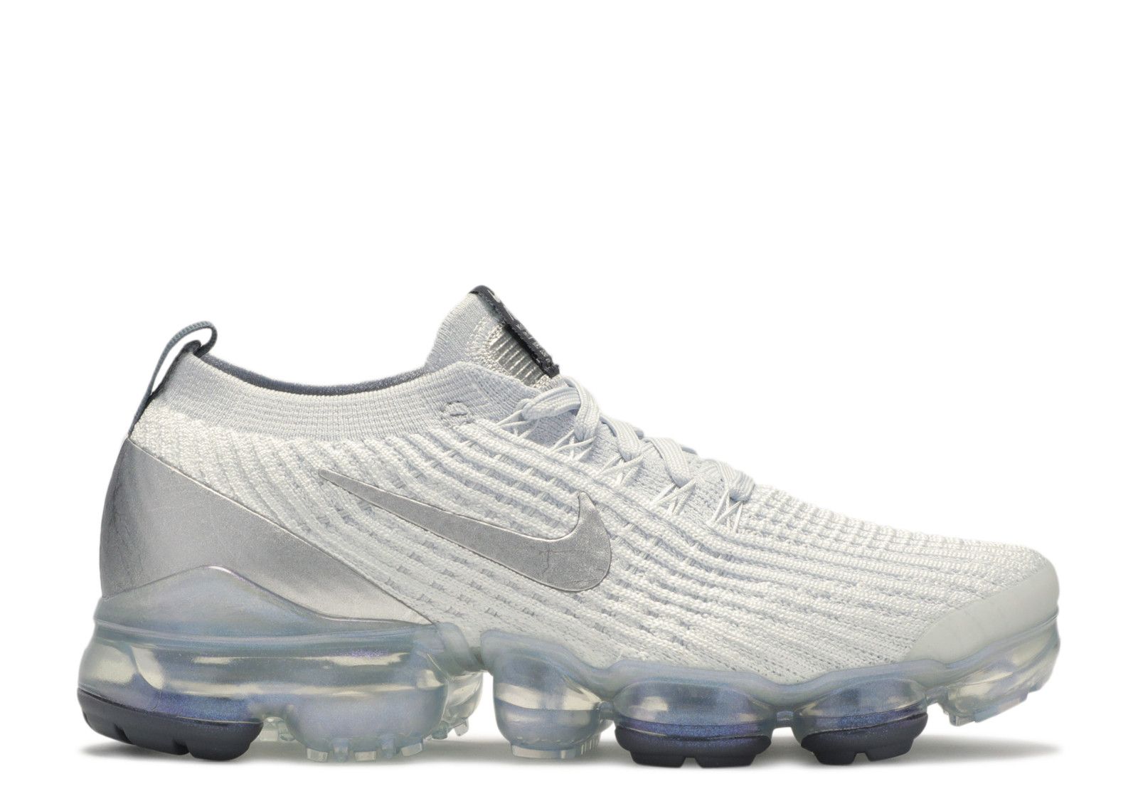 Nike air vapormax flyknit 3 white metallic silver Clearance