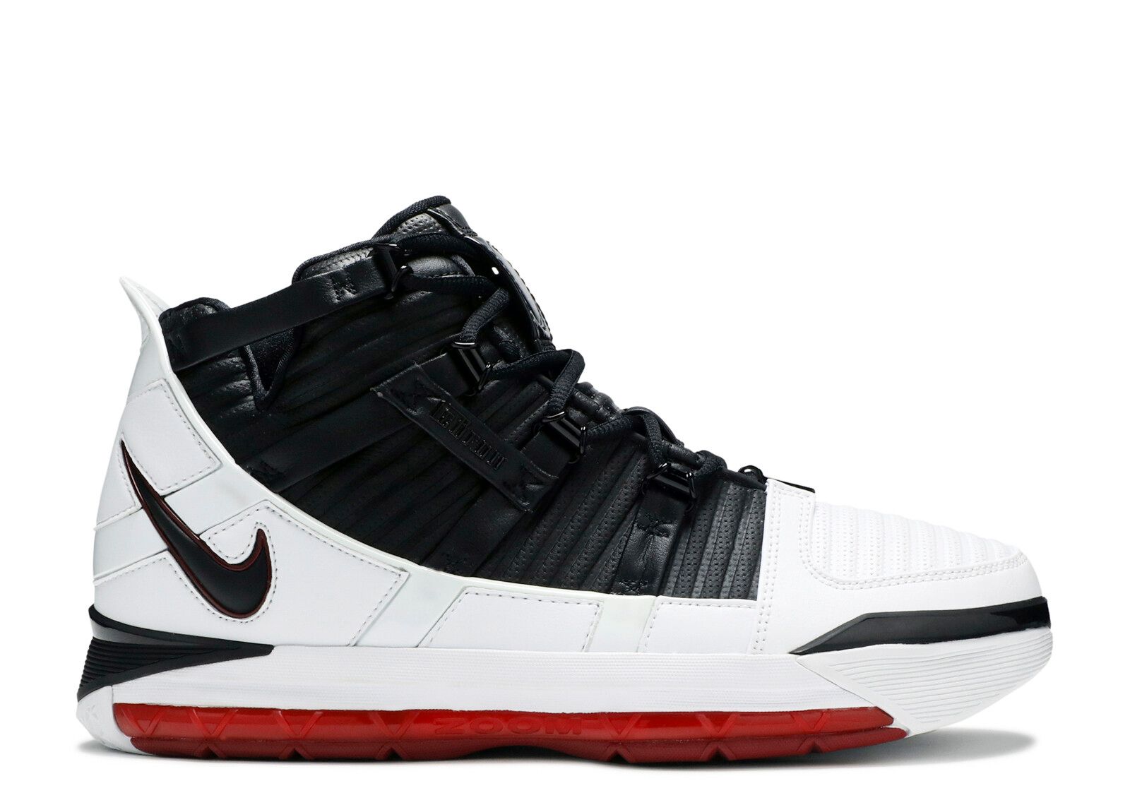 Zoom LeBron 3 Retro QS 'Home' 2019 - Nike - AO2434 101 - white/black ...