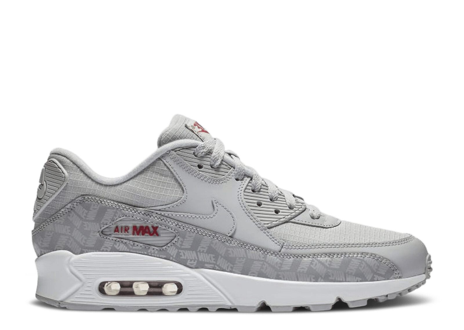 Air Max 90 Essential Wolf Grey Nike Bq4685 002 Wolf Grey Wolf Grey Red Crush Flight Club