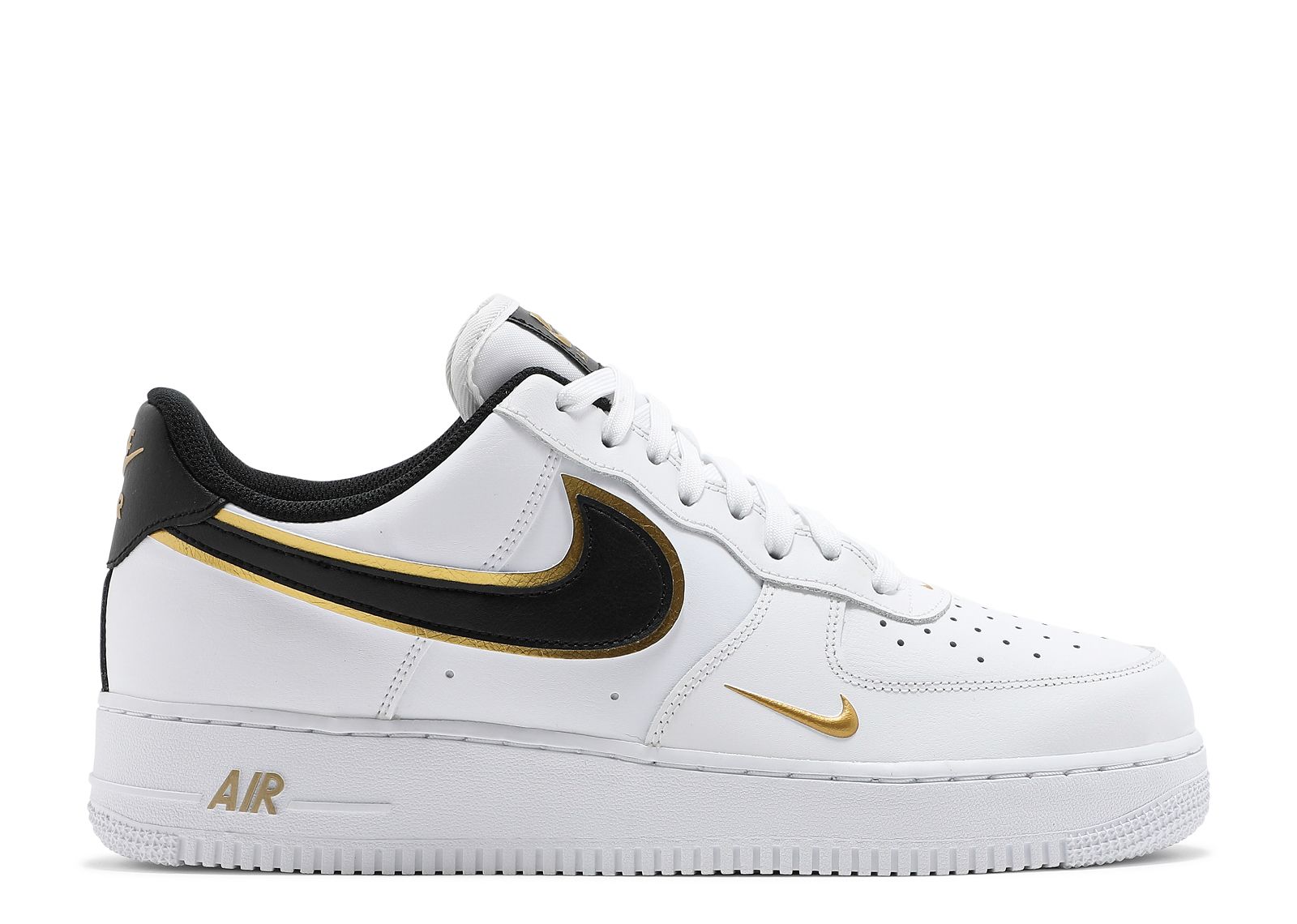 Air Force 1 '07 LV8 'Metallic Swoosh Pack White Metallic Gold' - Nike ...