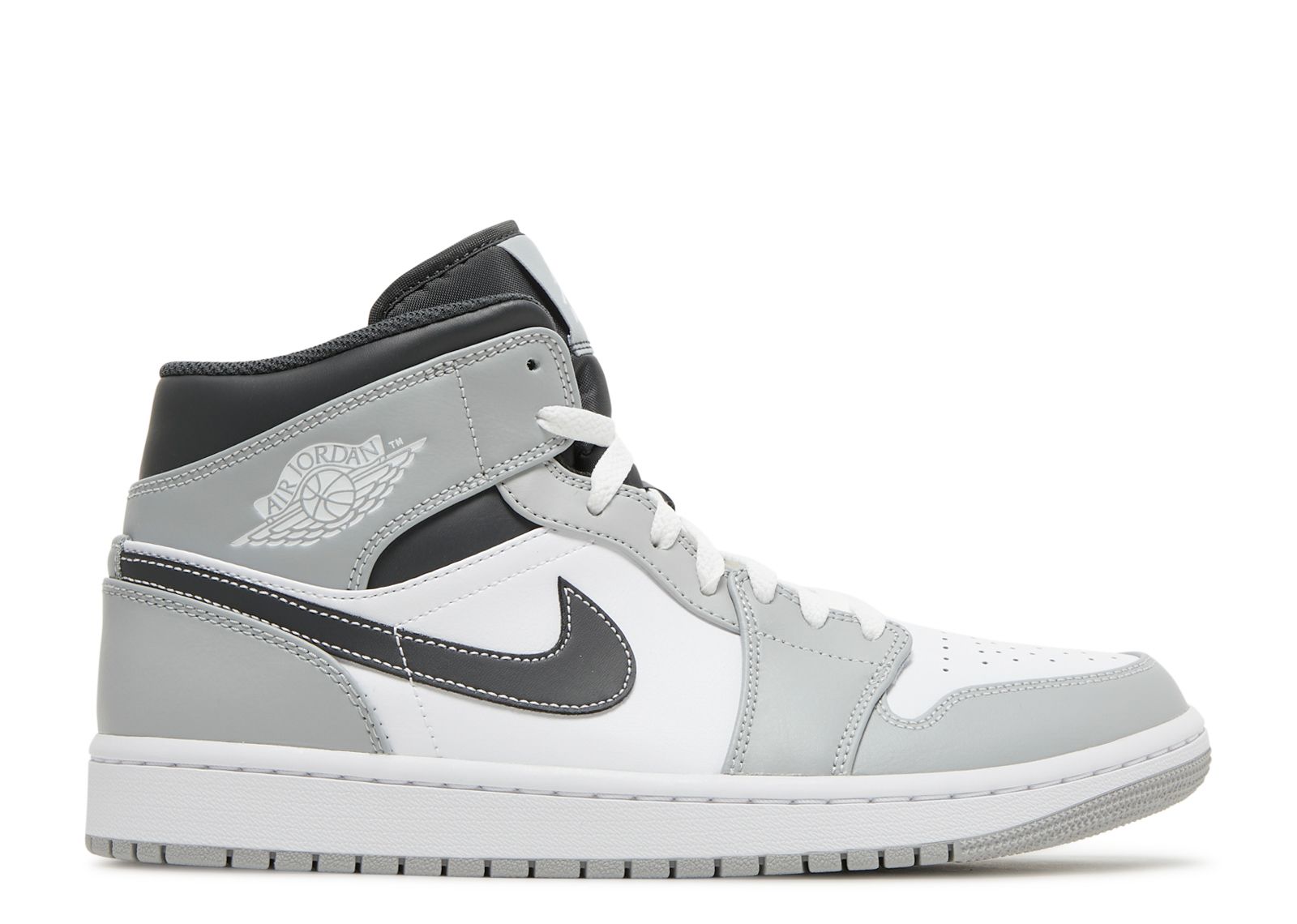 Air Jordan 1 Mid 'Light Smoke Grey' - Air Jordan - 554724 078 - light smoke grey/anthracite 