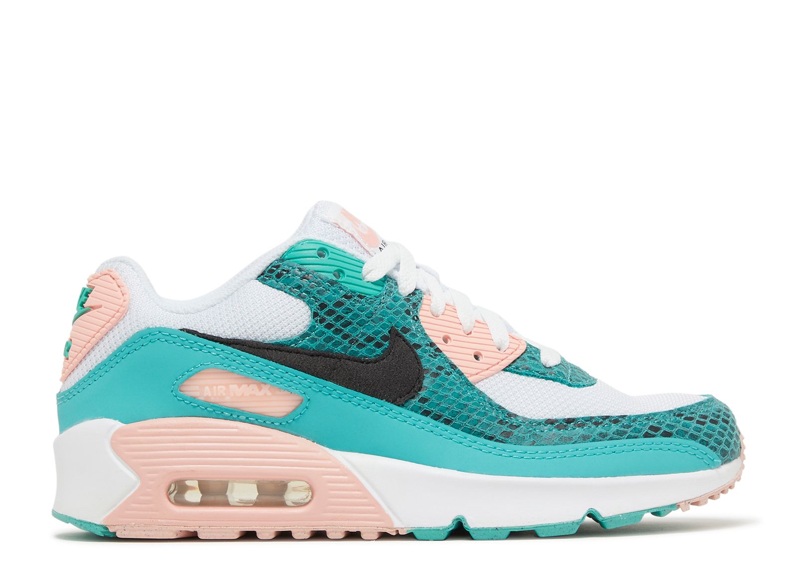 washed teal white bleached coral black