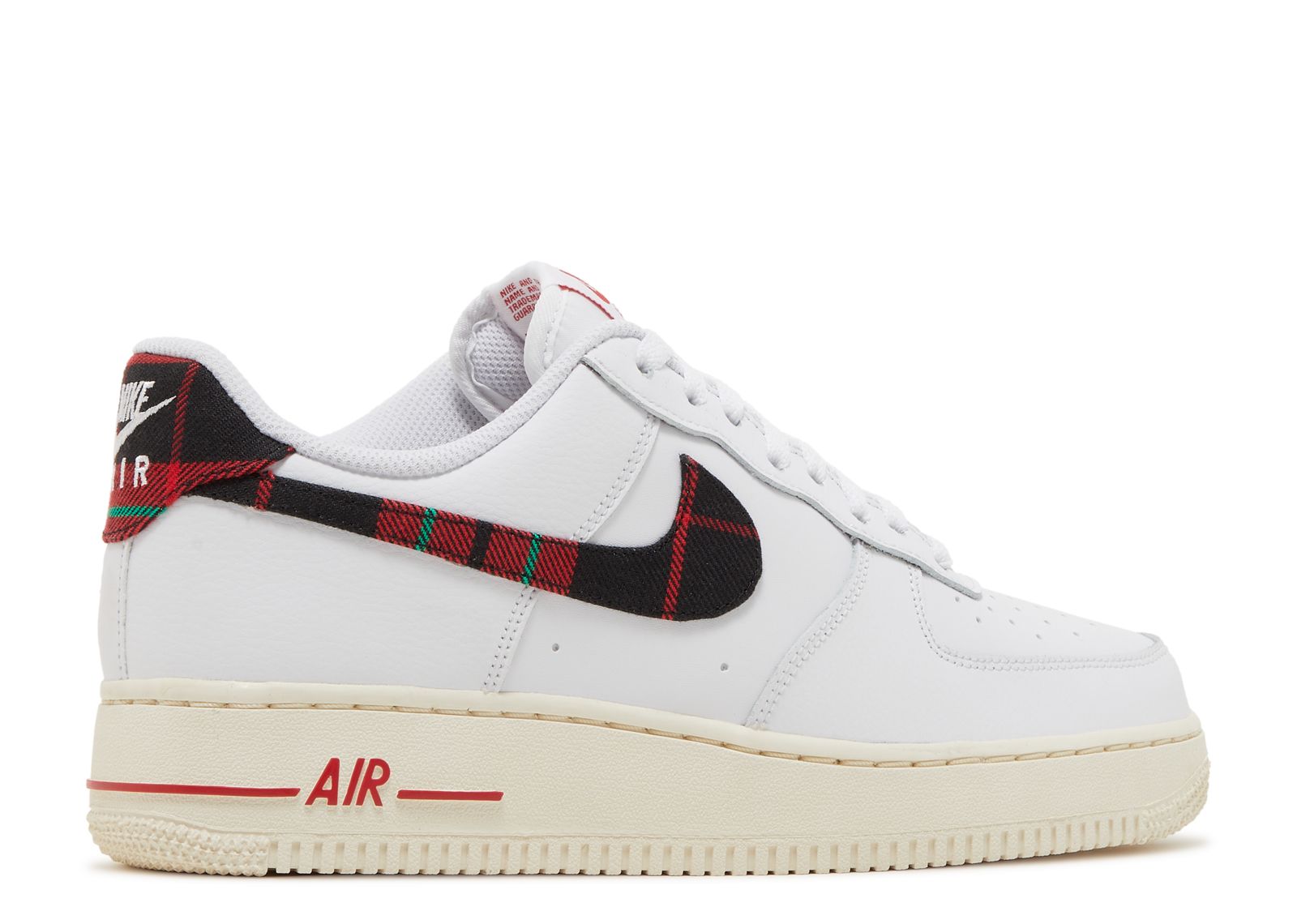 Air Force 1 '07 LV8 'Tartan Plaid' - Nike - DV0789 100 - white/stadium