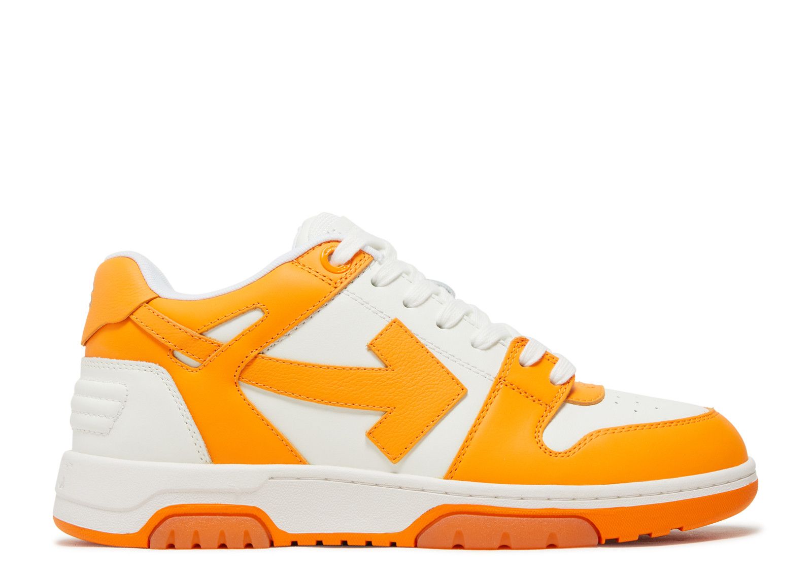Off White Out Of Office 'Light Orange' - Off White - OMIA189S23LEA001 ...