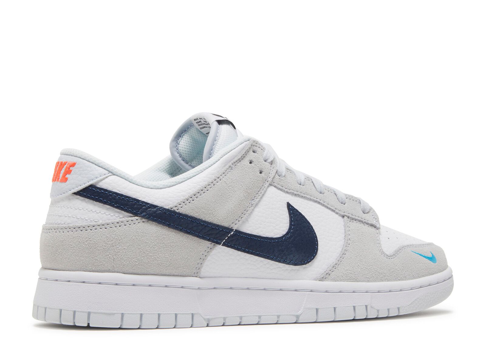 Dunk Low 'Mini Swoosh Football Grey Midnight Navy' - Nike - FJ4227 001 ...