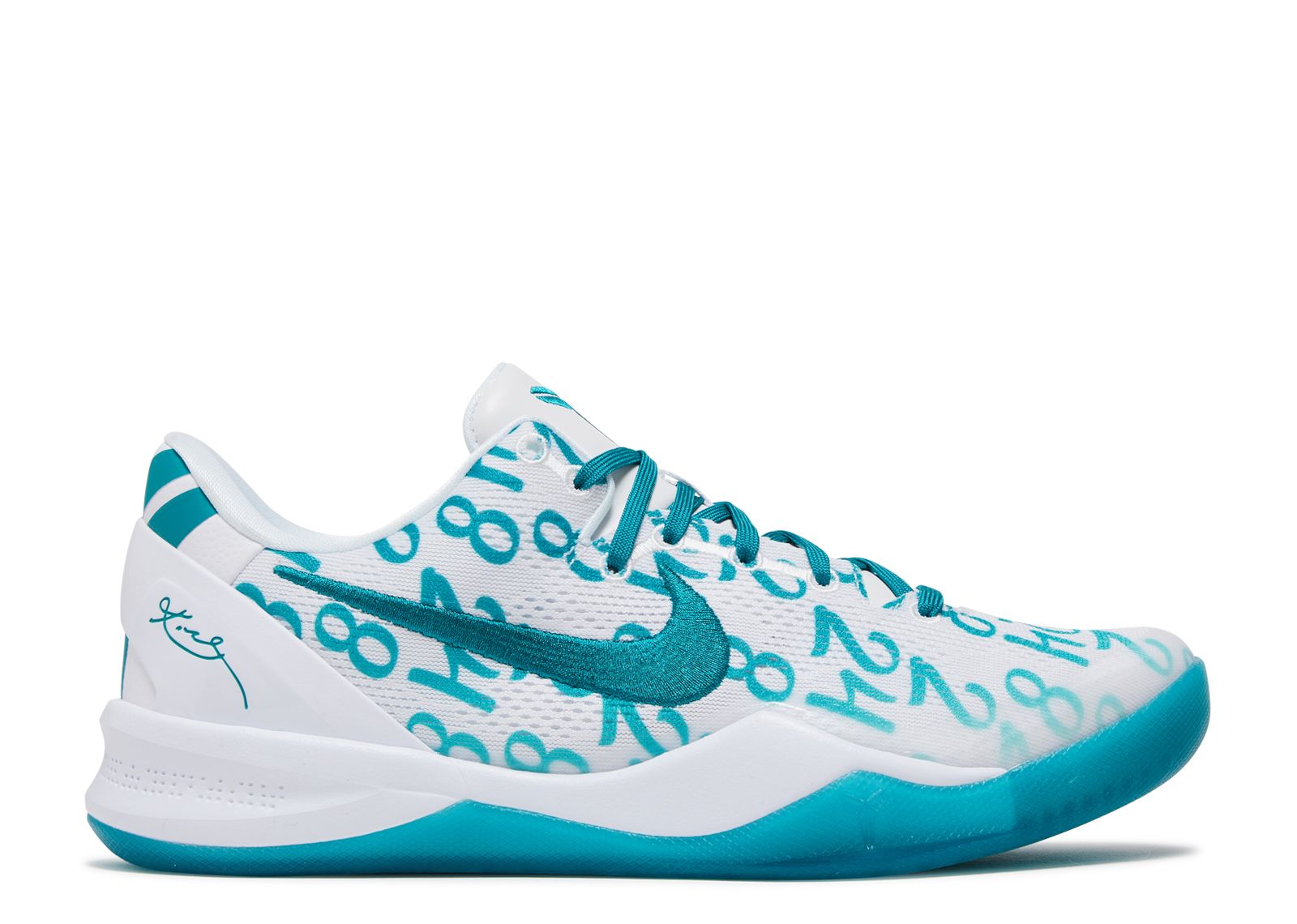 Kobe 8 Protro 'Radiant Emerald' - Nike - FQ3549 101 - white/radiant ...