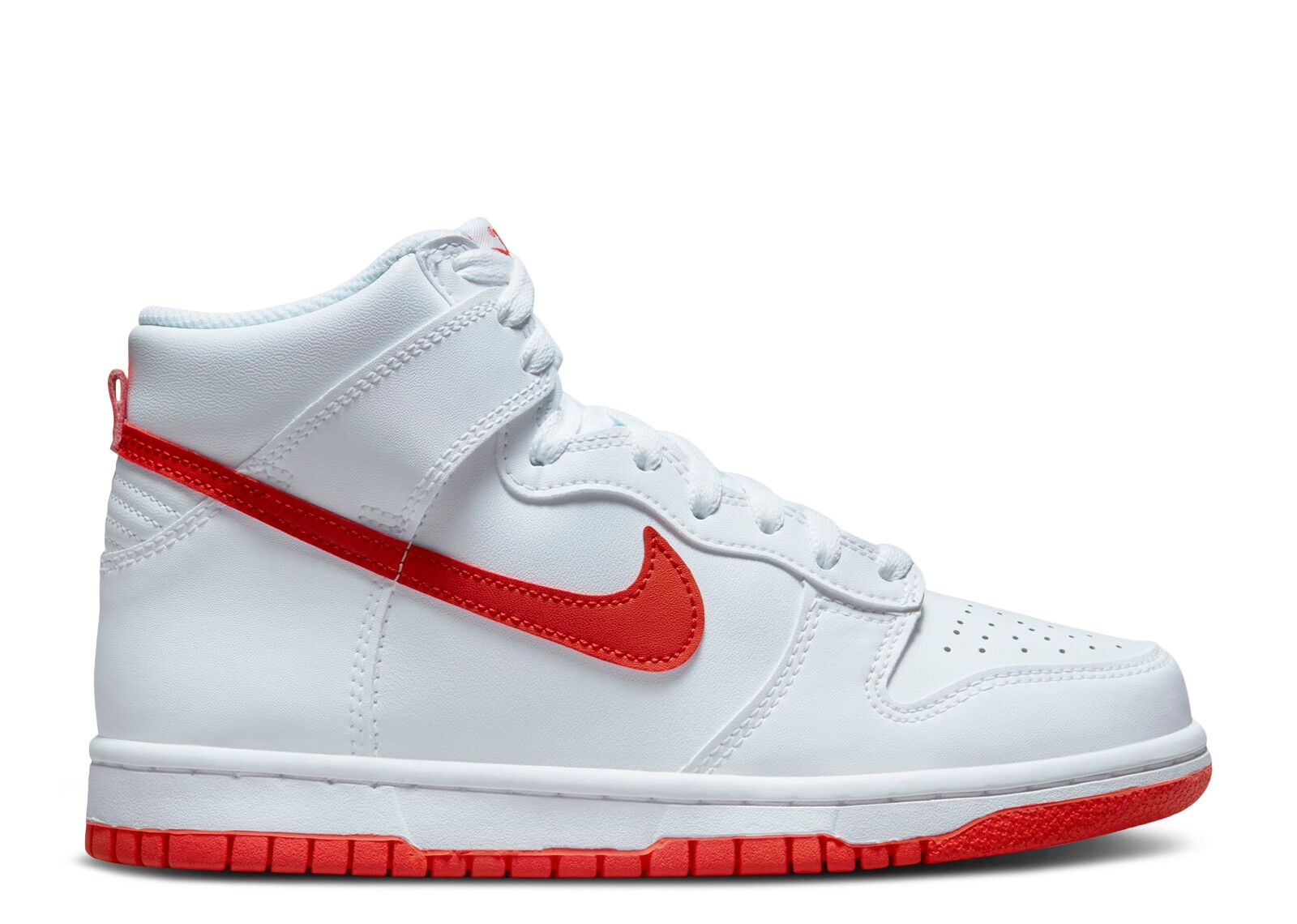 Dunk High GS 'White Picante Red' - Nike - DB2179 111 - white/white ...