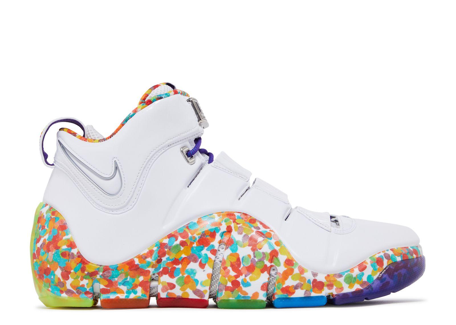 Zoom LeBron 4 Fruity Pebbles 2024 Nike DQ9310 100 White True   1 