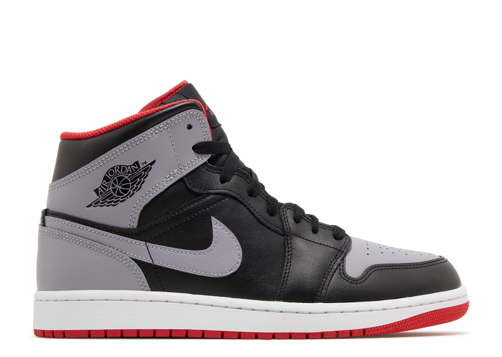 Air Jordan 1 Mid 'Bred Shadow' - Air Jordan - DQ8426 006 - black/cement ...