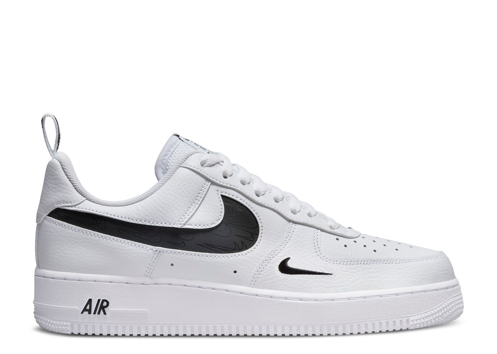 Air Force 1 '07 LV8 'Reflective Swoosh White Black' - Nike - FV1320 100 ...