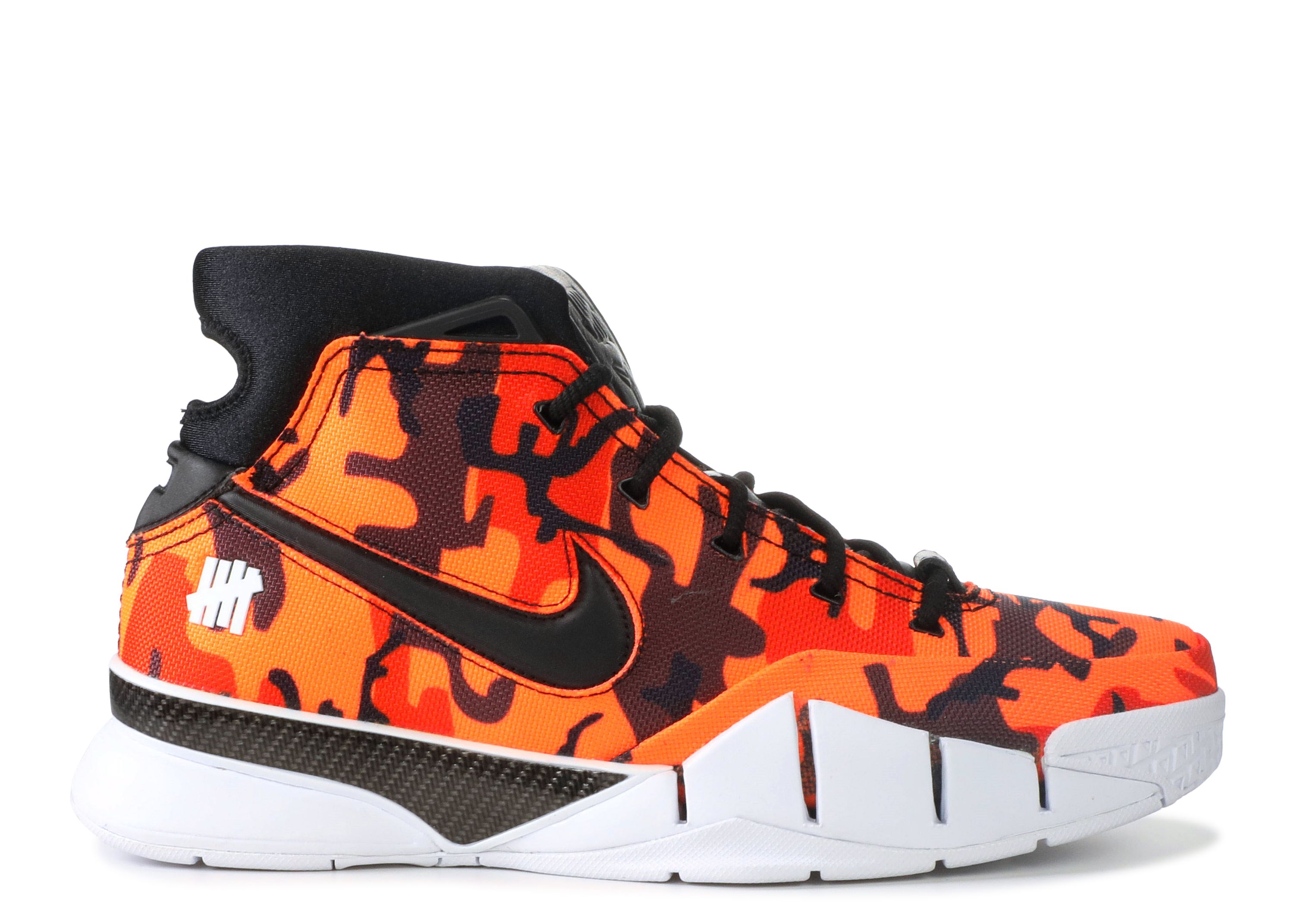 Undefeated X Zoom Kobe 1 Protro Orange Camo Nike Bv1207 902