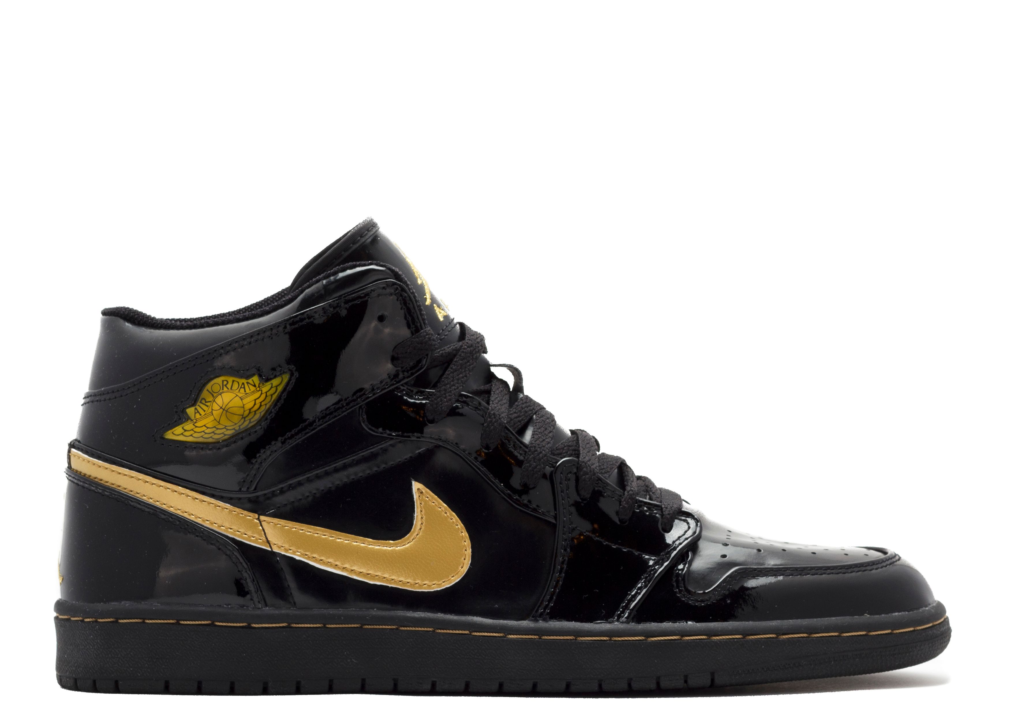 metallic black and gold jordan 1