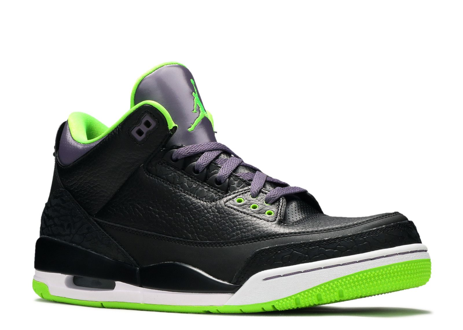 Air Jordan 3 Retro 'Joker' - Air Jordan - 136064 018 - black/elctrc grn ...